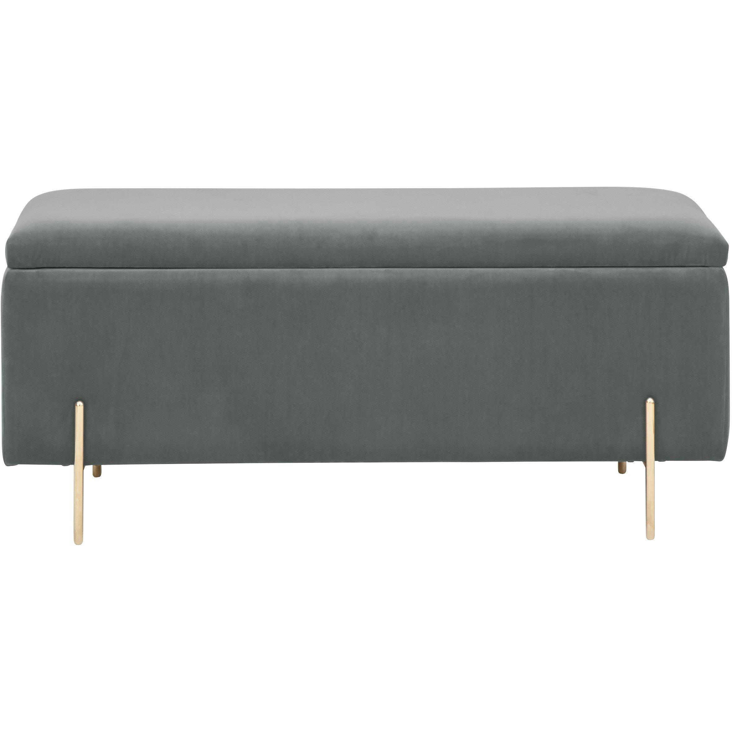 Grey - GFW - GFW Mystica Ottoman Storage Bench - 3