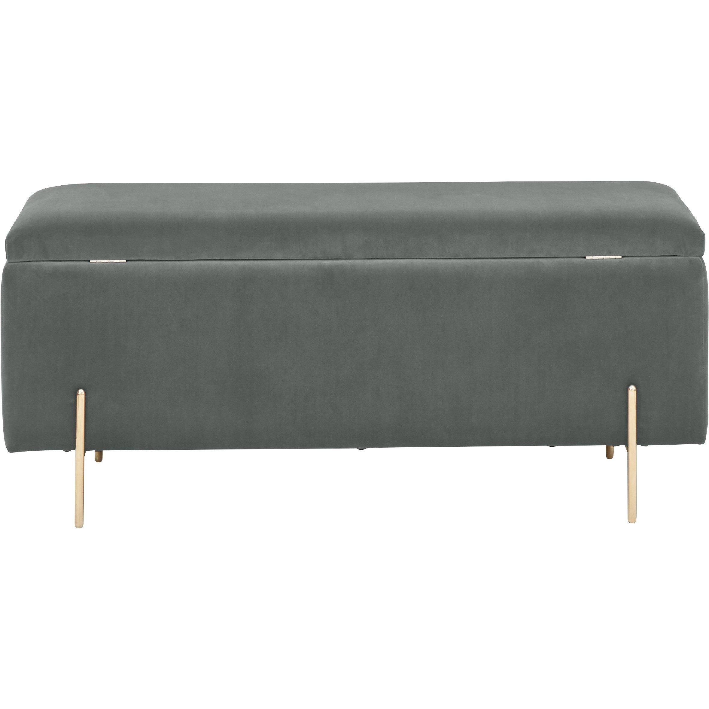 Grey - GFW - GFW Mystica Ottoman Storage Bench - 5