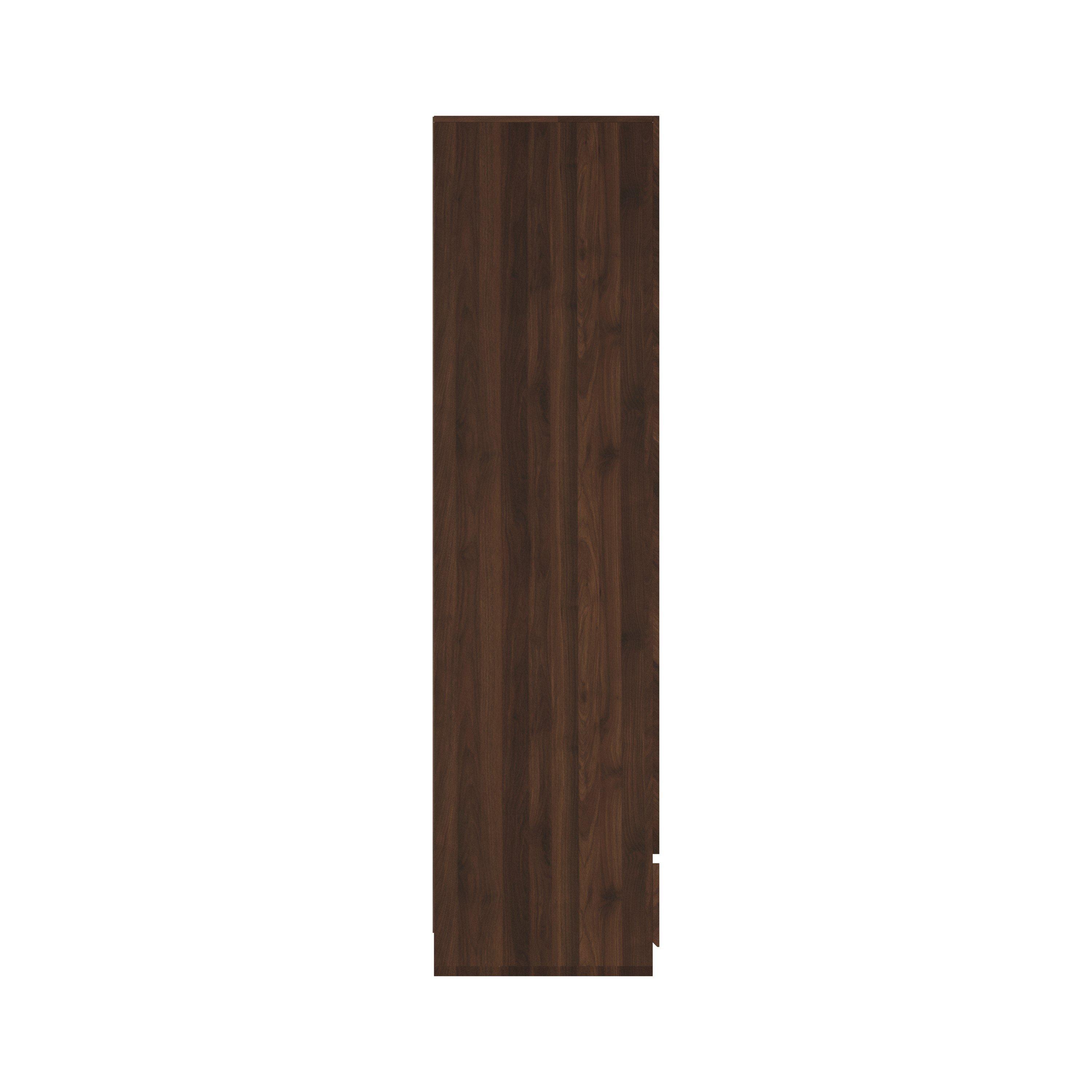 Royal Walnut - GFW - GFW Catania 2 Door 1 Drawer Wardrobe - 5