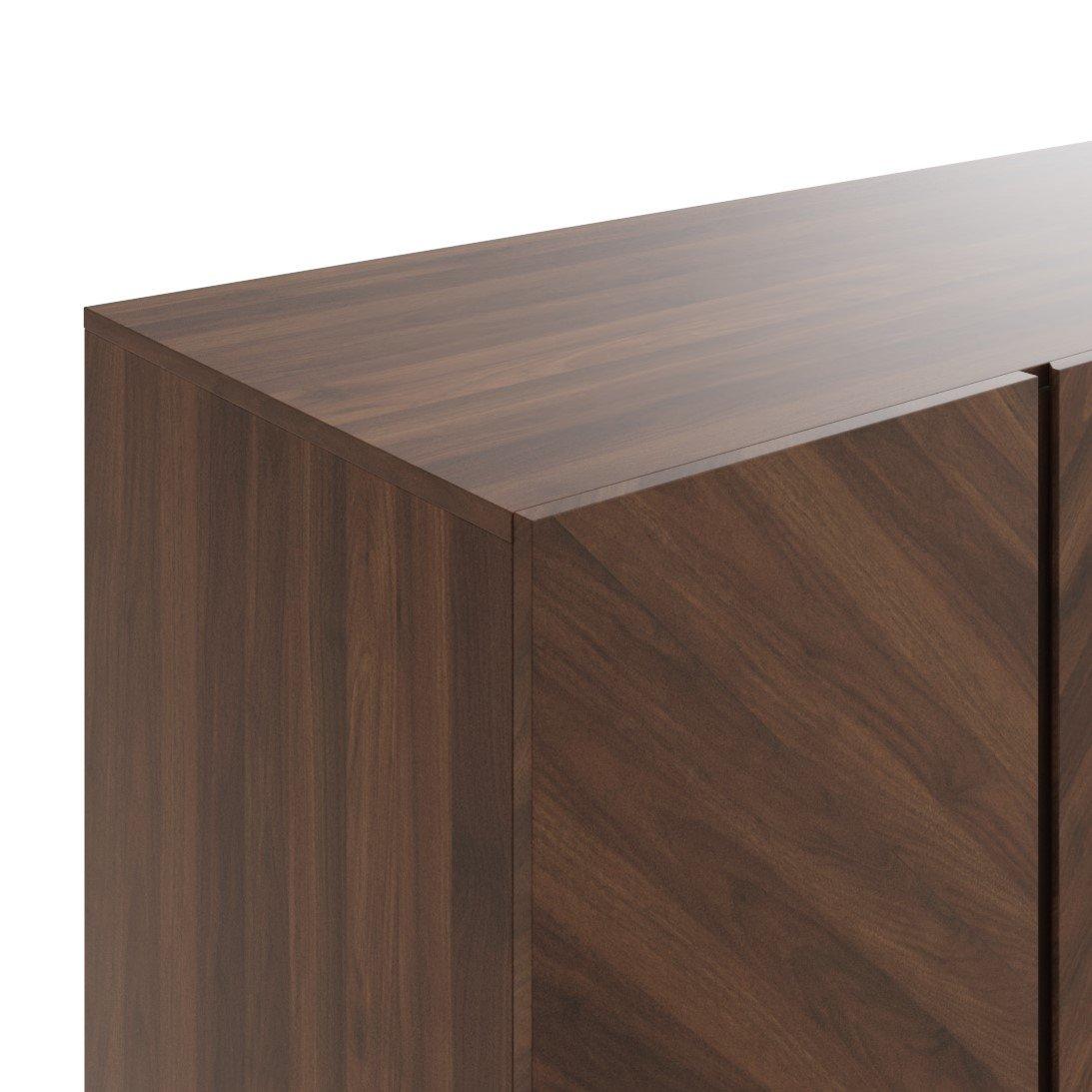 Royal Walnut - GFW - GFW Catania 3 Door 4 Drawer Wardrobe - 6