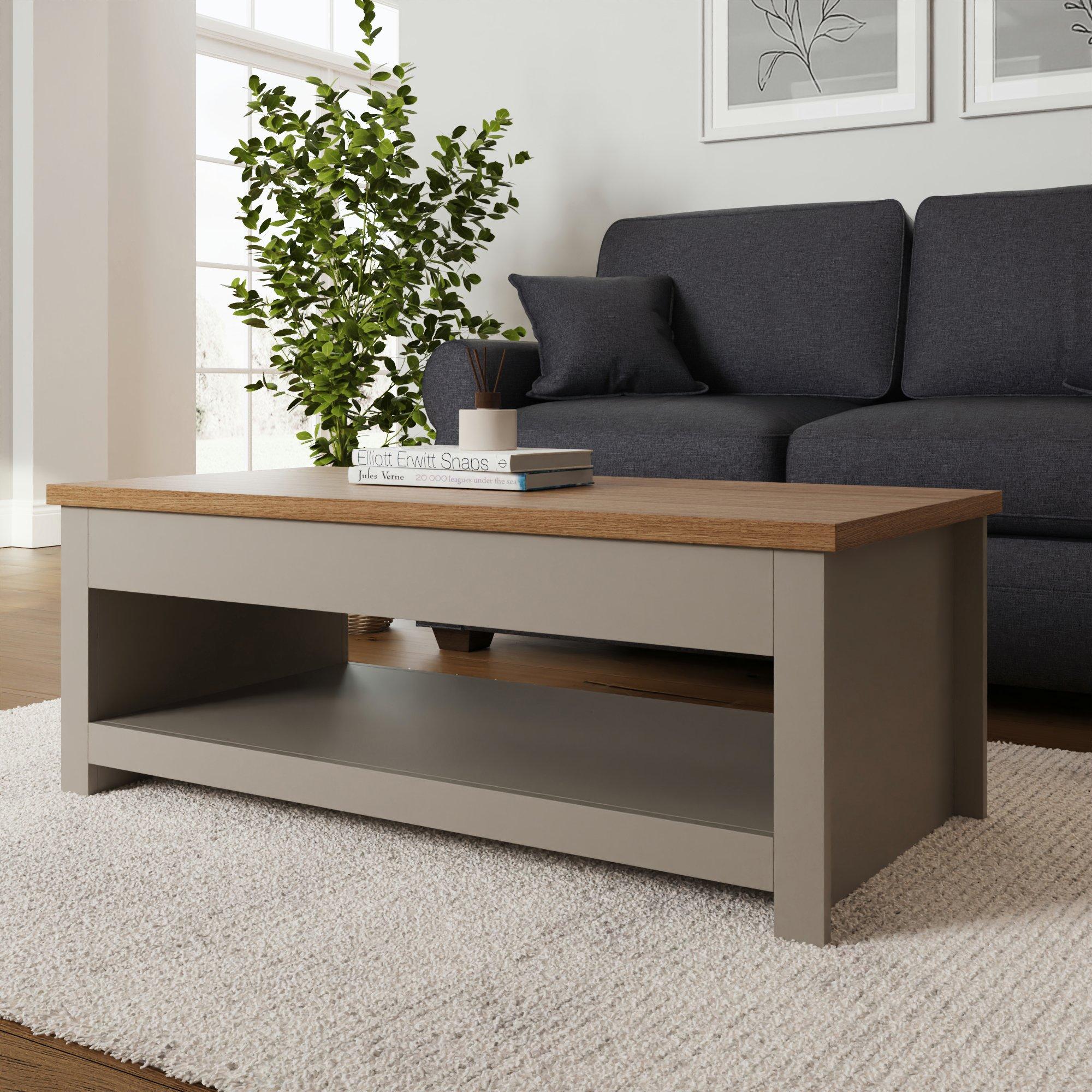 Grey - GFW - Lancaster Lift Up Coffee Table - 3