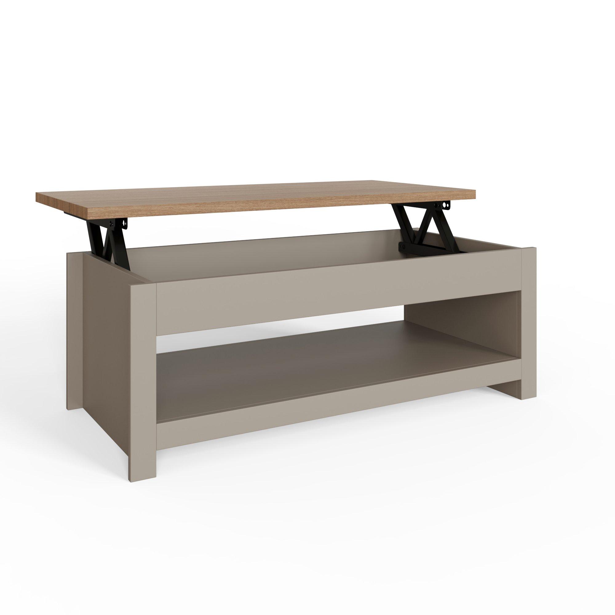 Grey - GFW - Lancaster Lift Up Coffee Table - 6