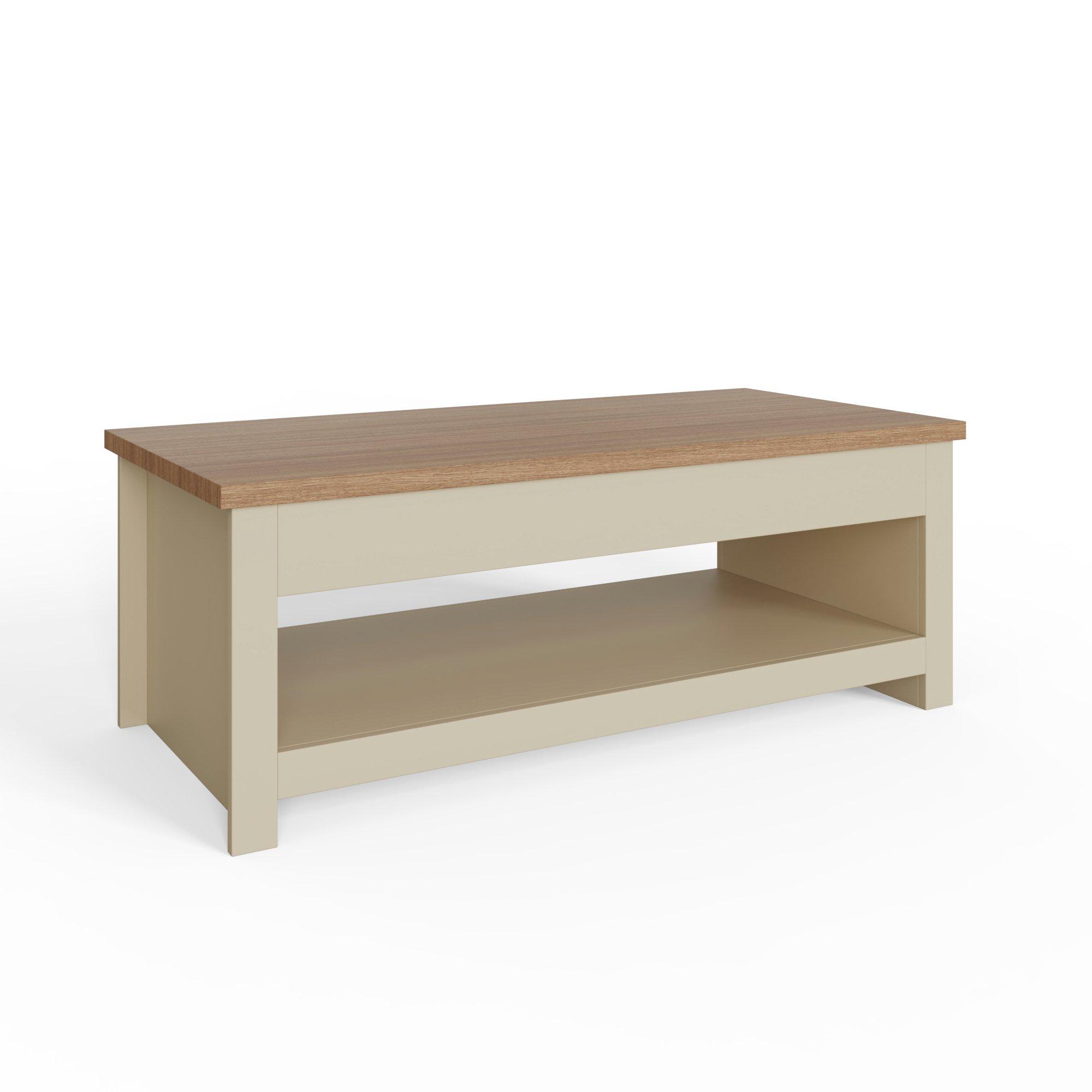 Cream - GFW - Lancaster Lift Up Coffee Table - 4