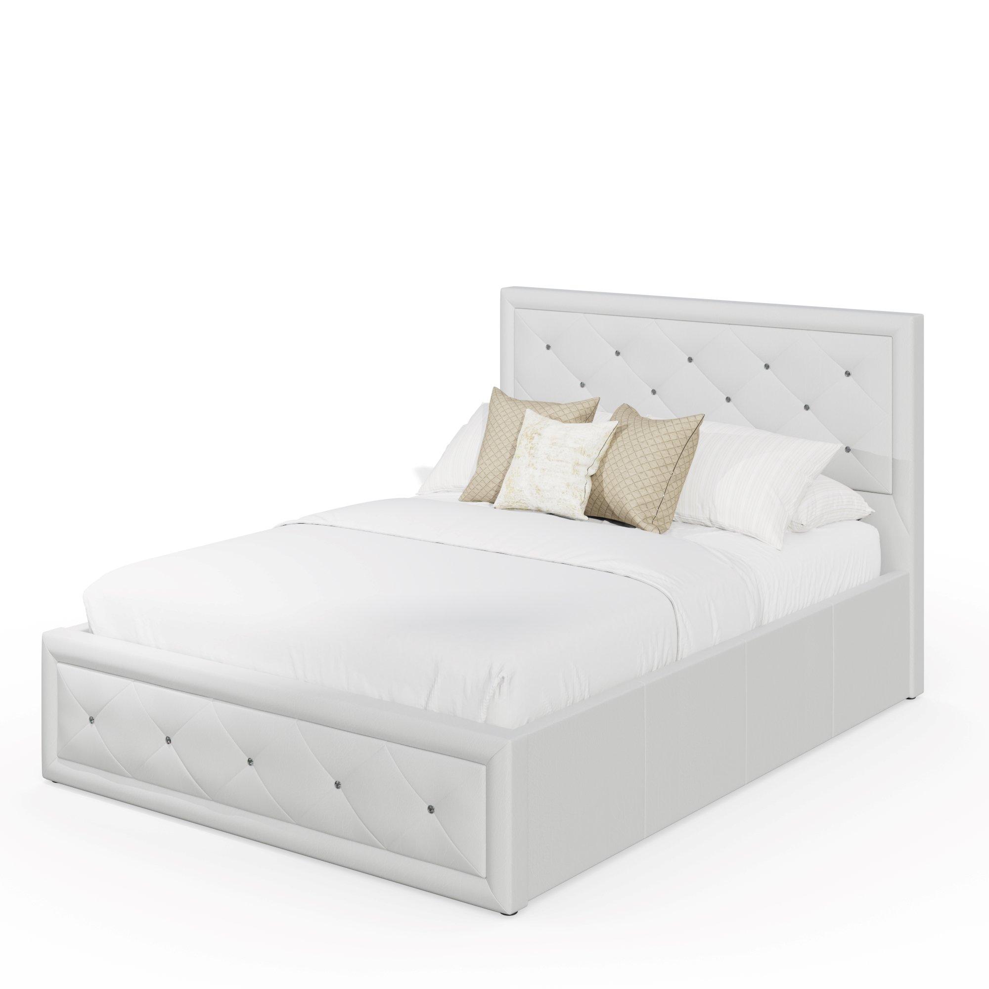 White - GFW - GFW Hollywood Ottoman Storage Bed 150cm - 2