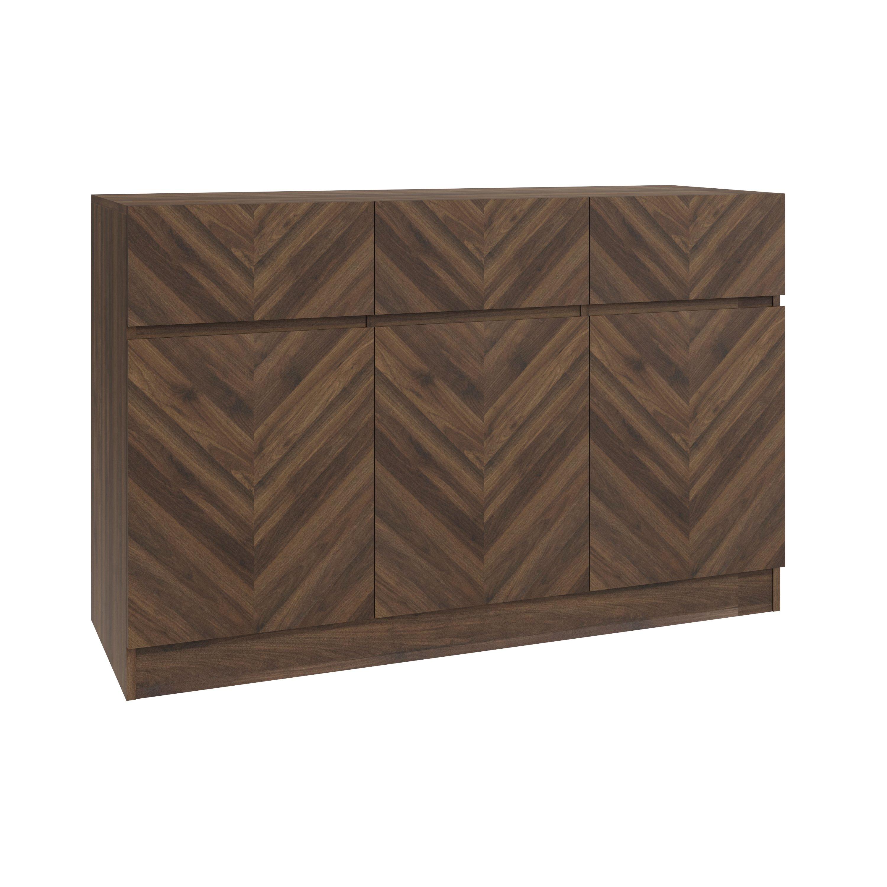 Royal Walnut - GFW - GFW Catania Large Sideboard - 2