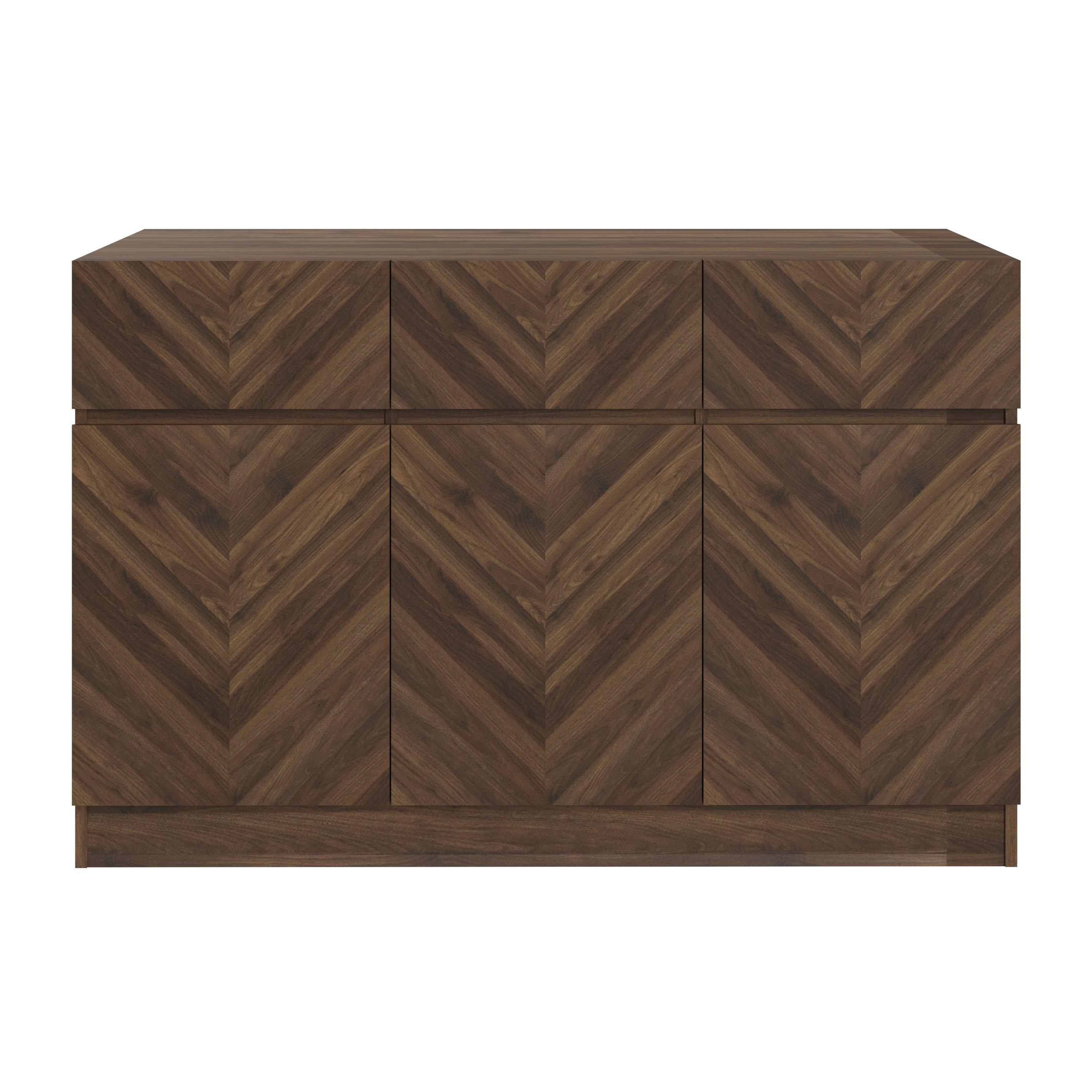 Royal Walnut - GFW - GFW Catania Large Sideboard - 4