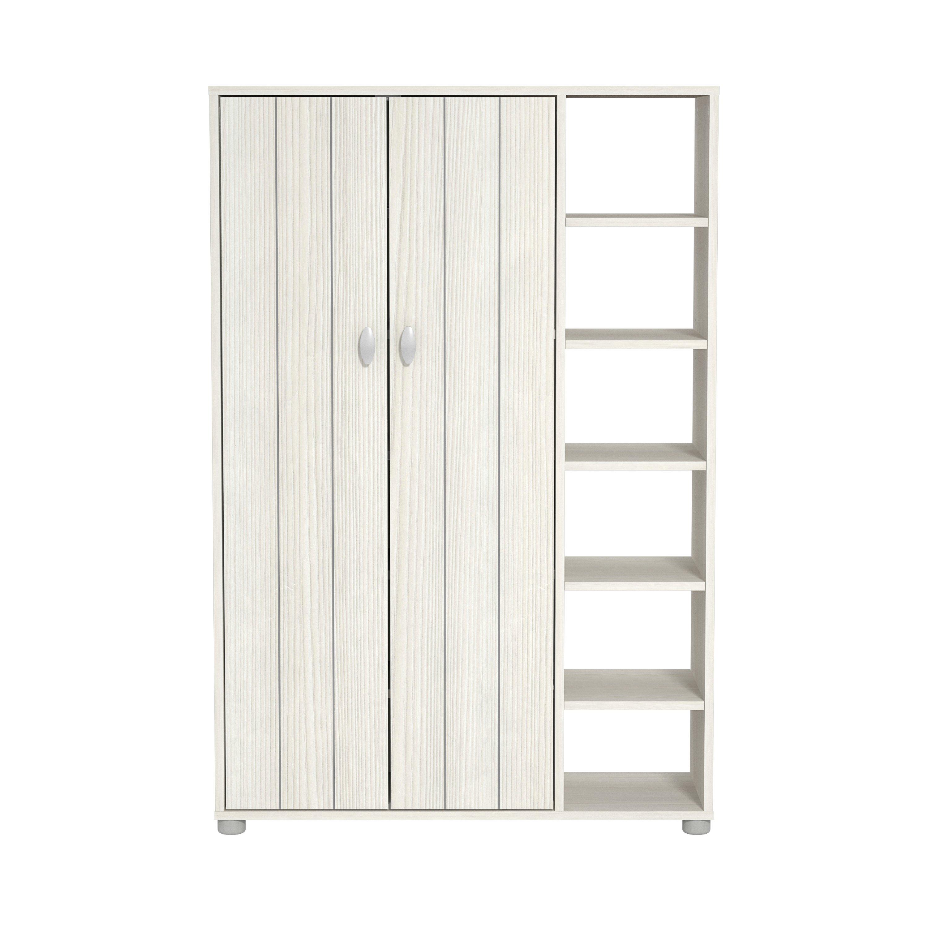 White - GFW - GFW Bideford Tall Shoe Cabinet - 2