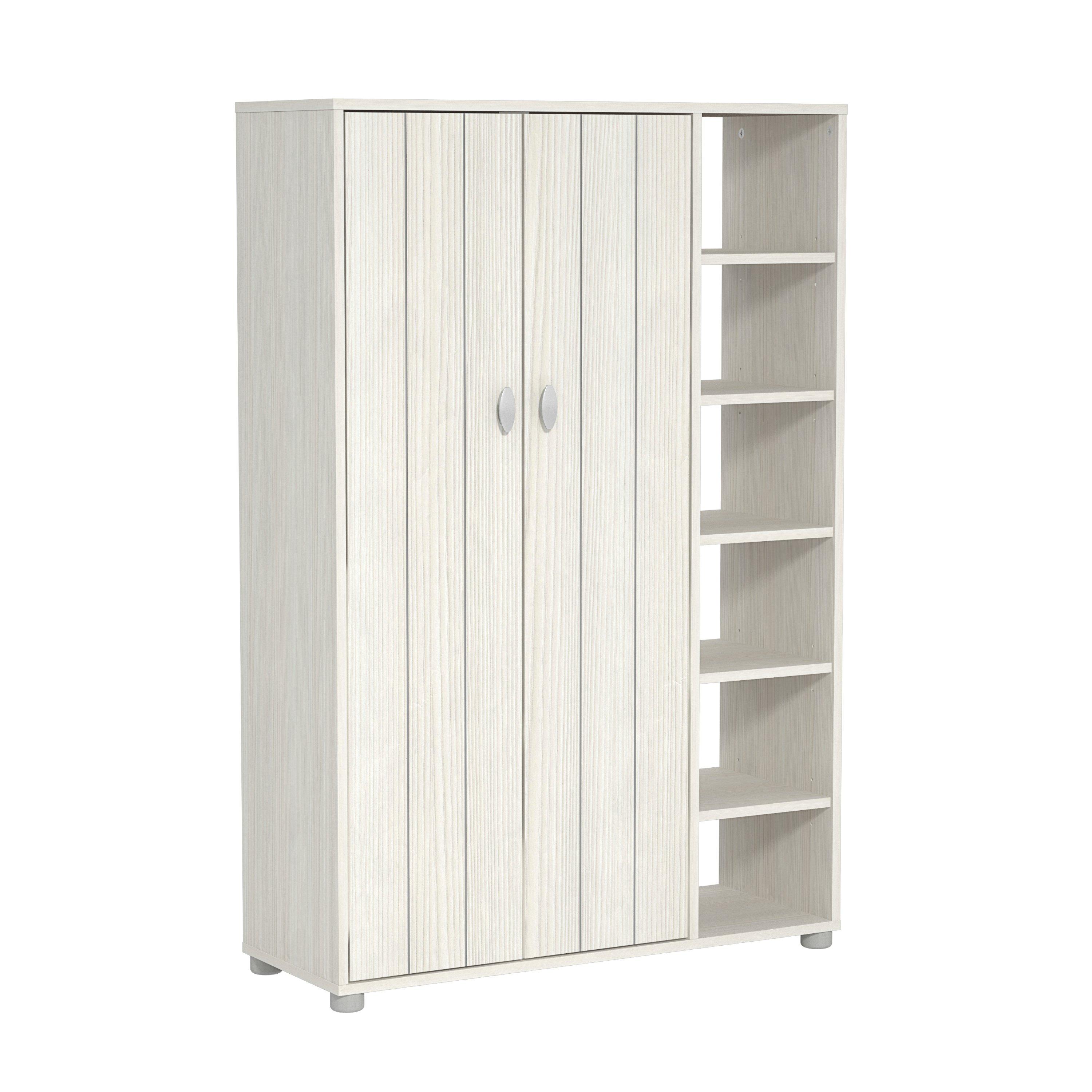 White - GFW - GFW Bideford Tall Shoe Cabinet - 4
