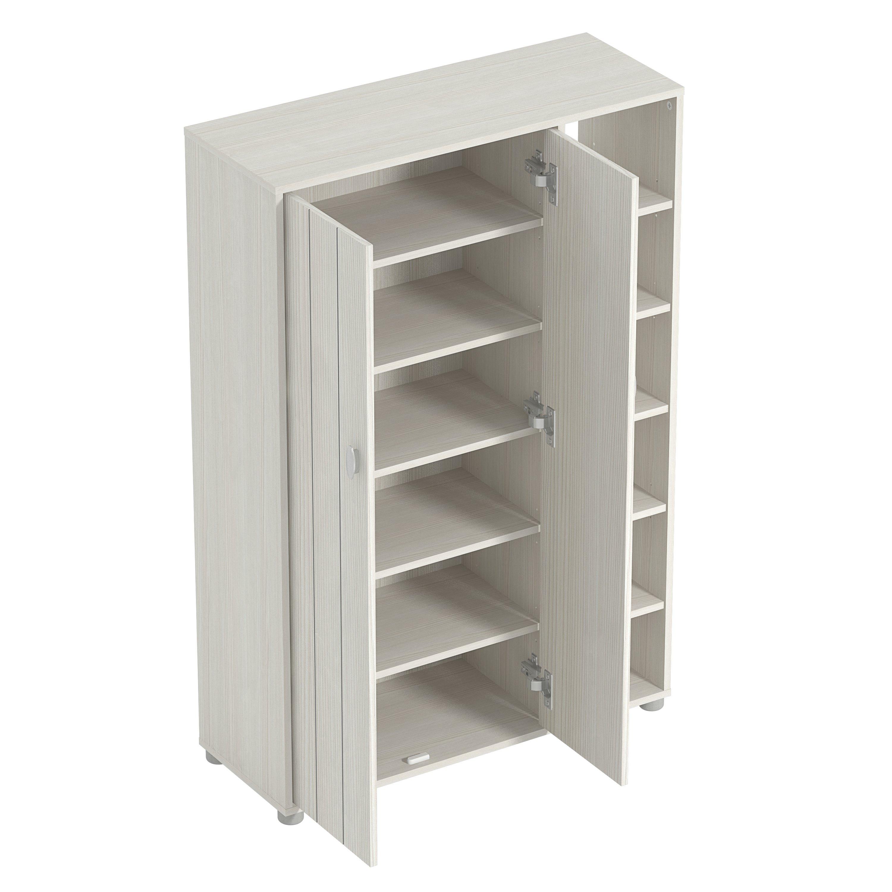 White - GFW - GFW Bideford Tall Shoe Cabinet - 5