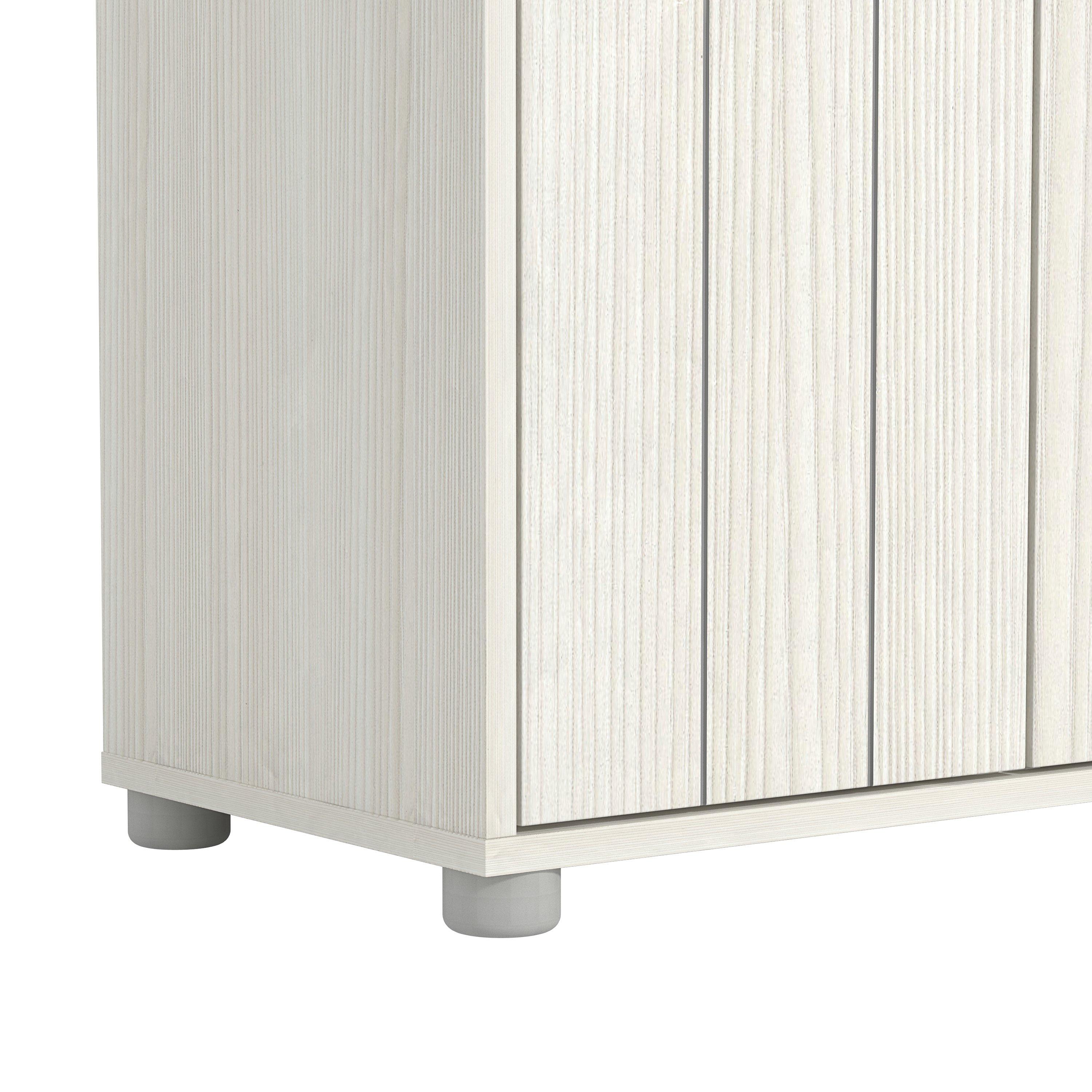 White - GFW - GFW Bideford Tall Shoe Cabinet - 7
