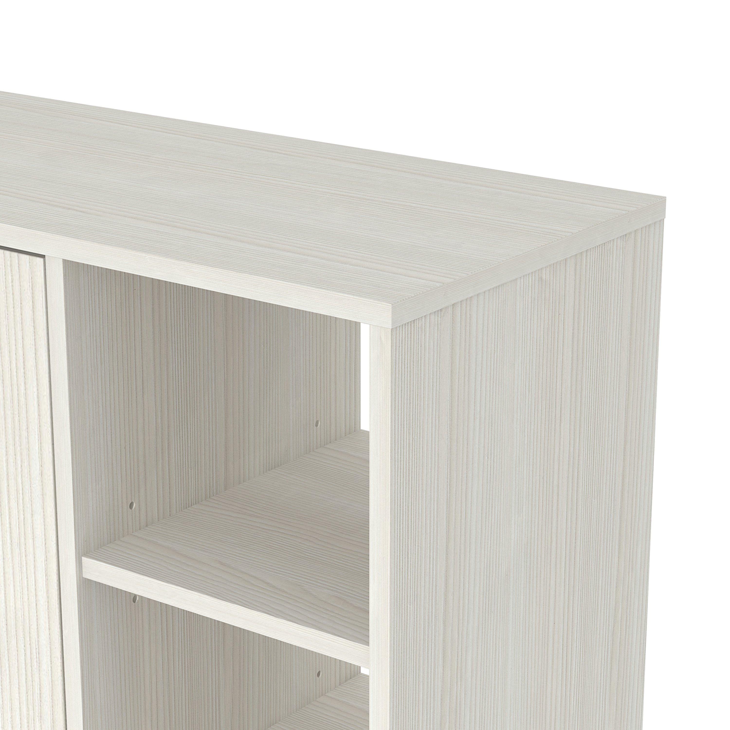 White - GFW - GFW Bideford Tall Shoe Cabinet - 8