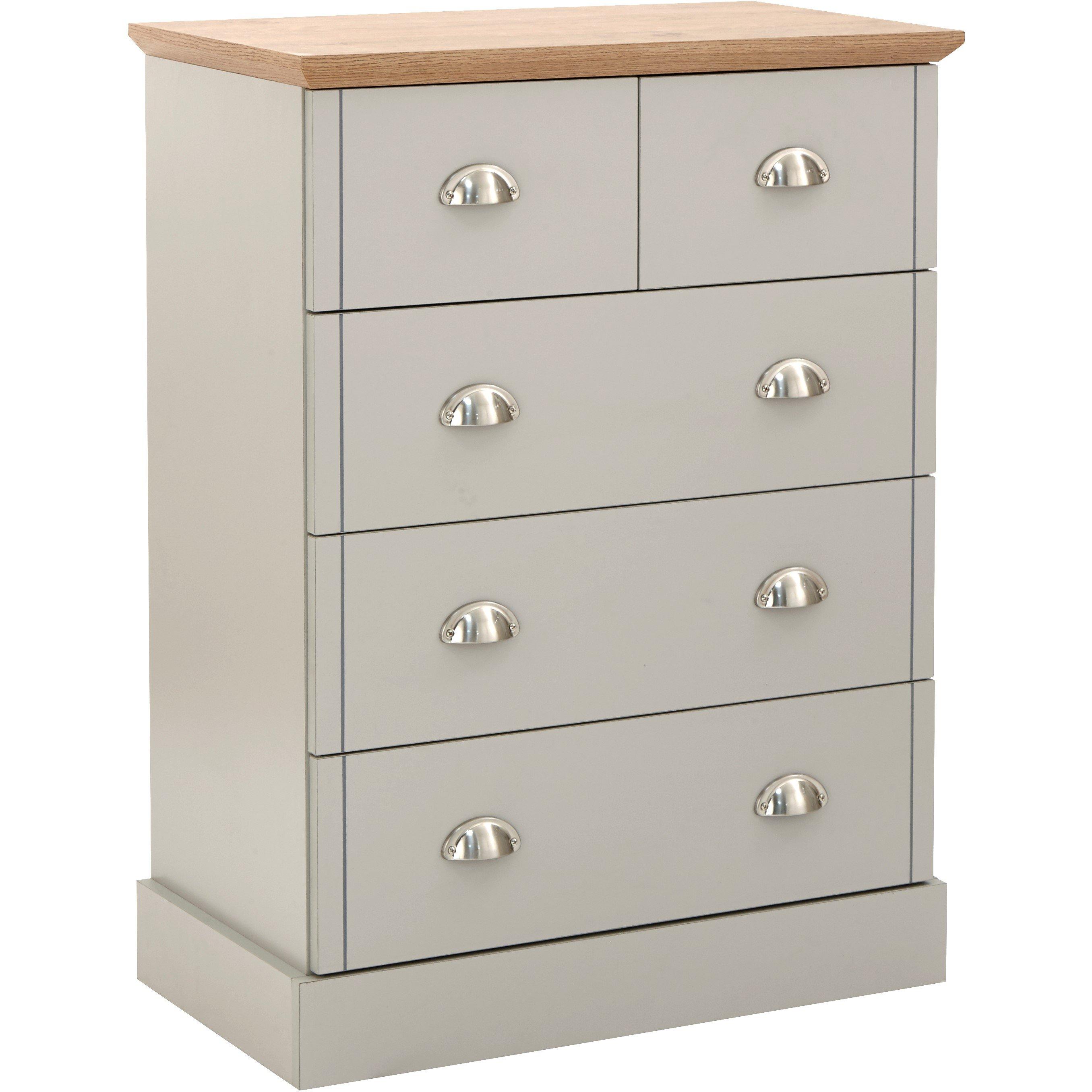 Grey - GFW - GFW Kendal 2 + 3 Drawer Chest - 2