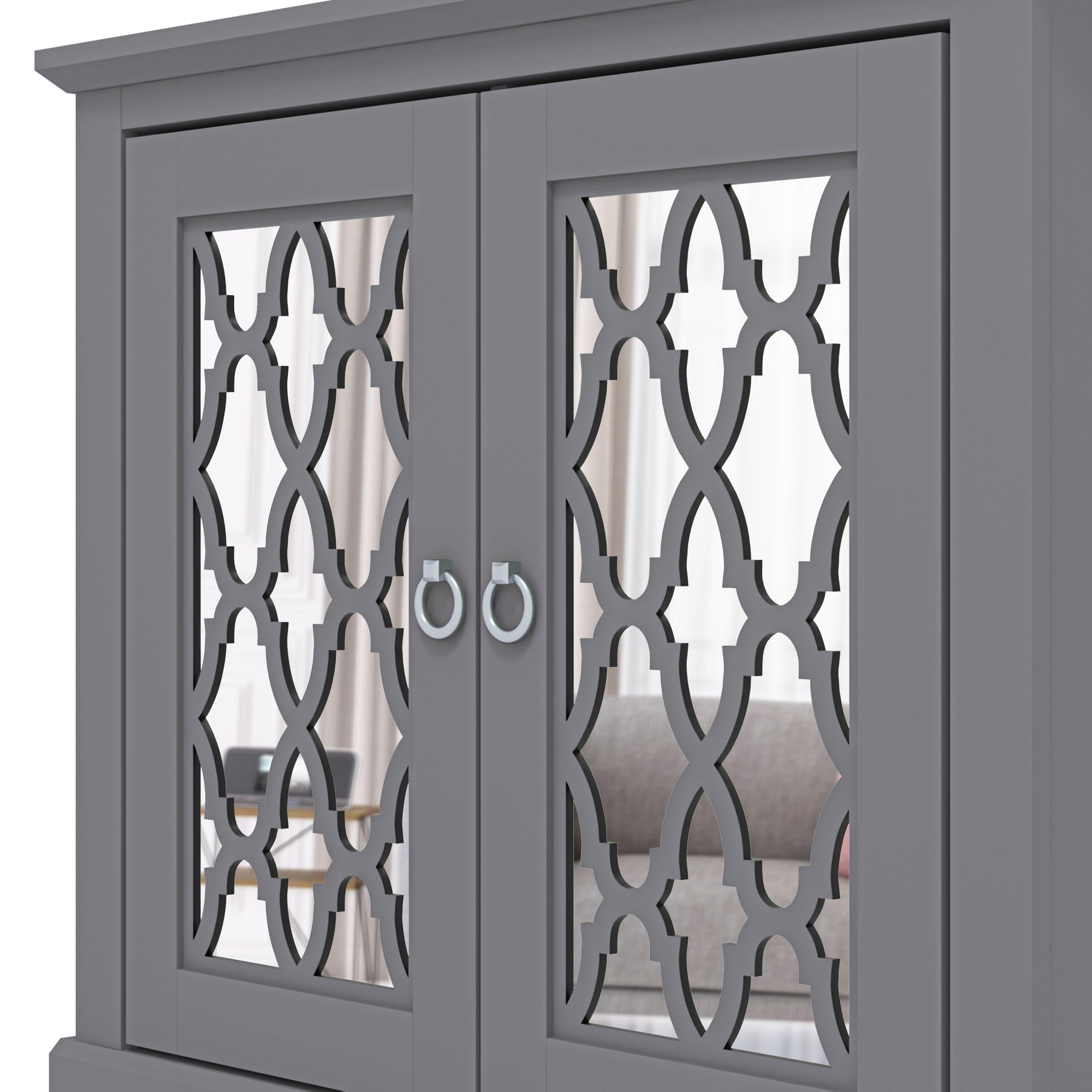 Grey - GFW - GFW Honiton 2 Door Sideboard - 6