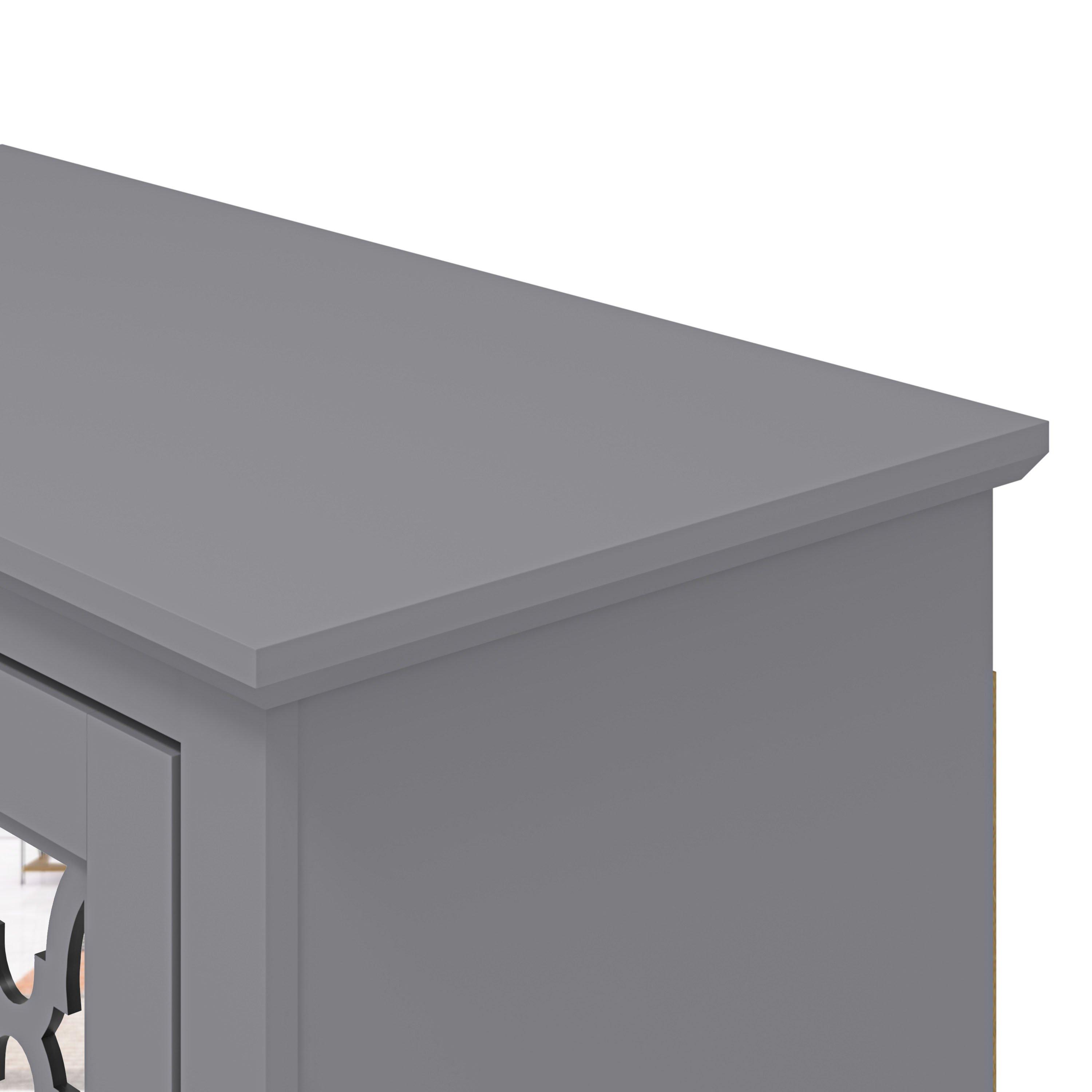 Grey - GFW - GFW Honiton 2 Door Sideboard - 7