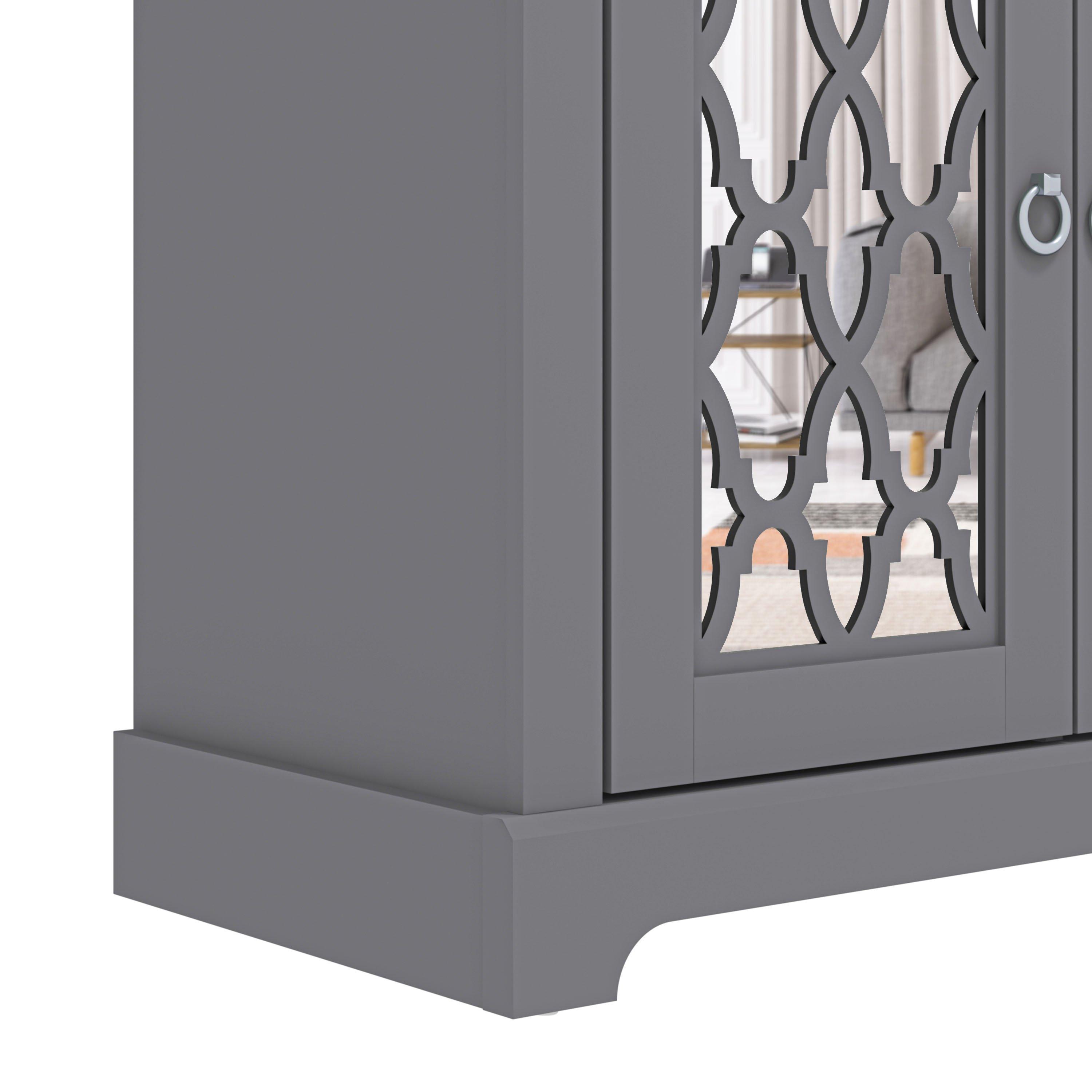 Grey - GFW - GFW Honiton 2 Door Sideboard - 8