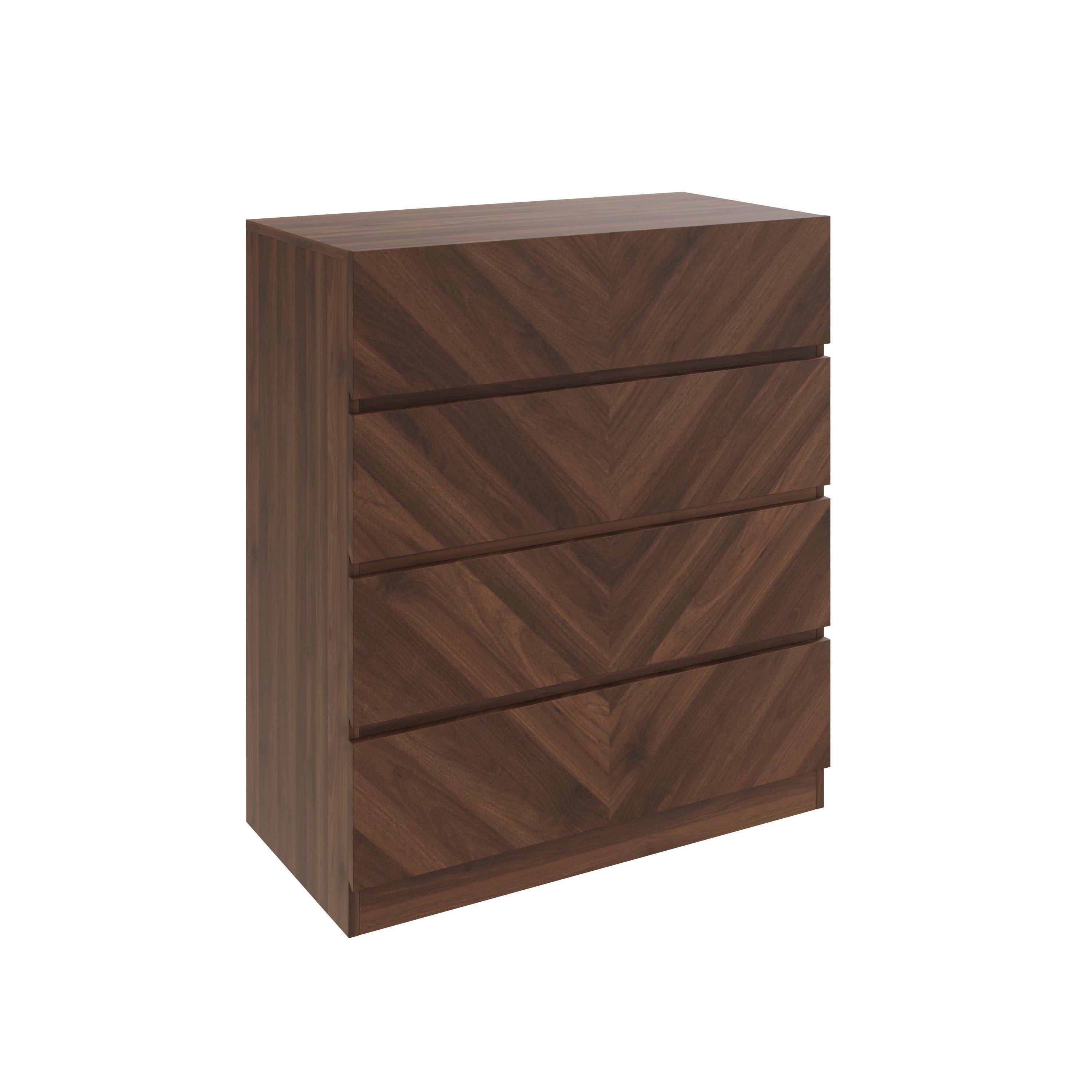 Royal Walnut - GFW - GFW Catania 4 Drawer Chest - 2