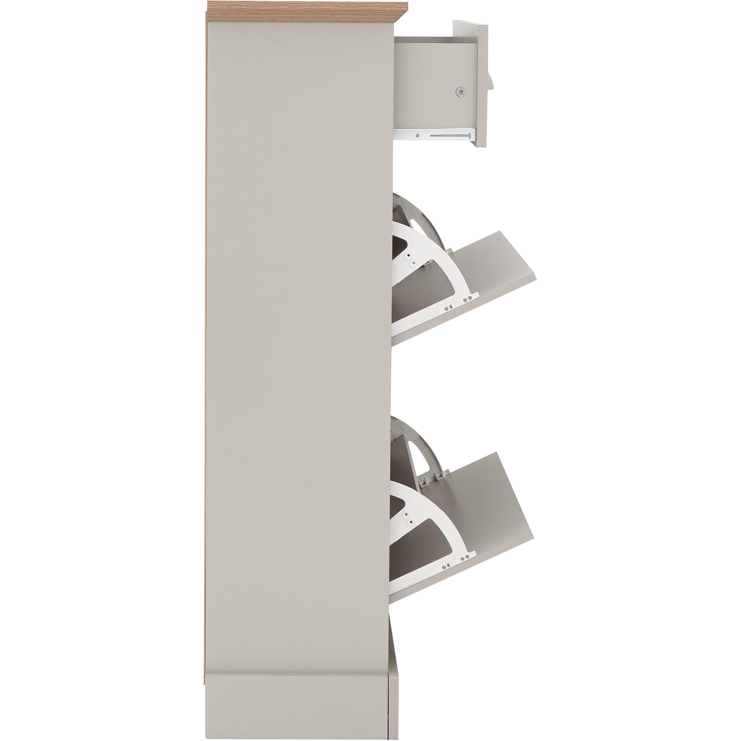 Grey - GFW - GFW Kendal Deluxe Shoe Cabinet - 7