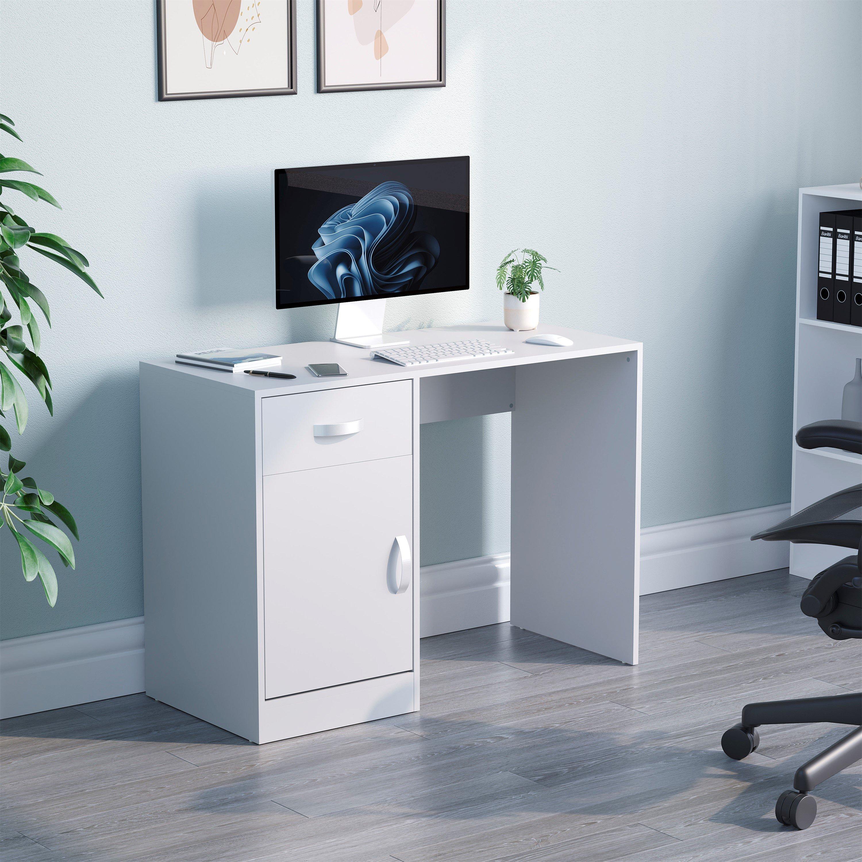 Lassic  Vida Designs Hudson Computer Desk - White