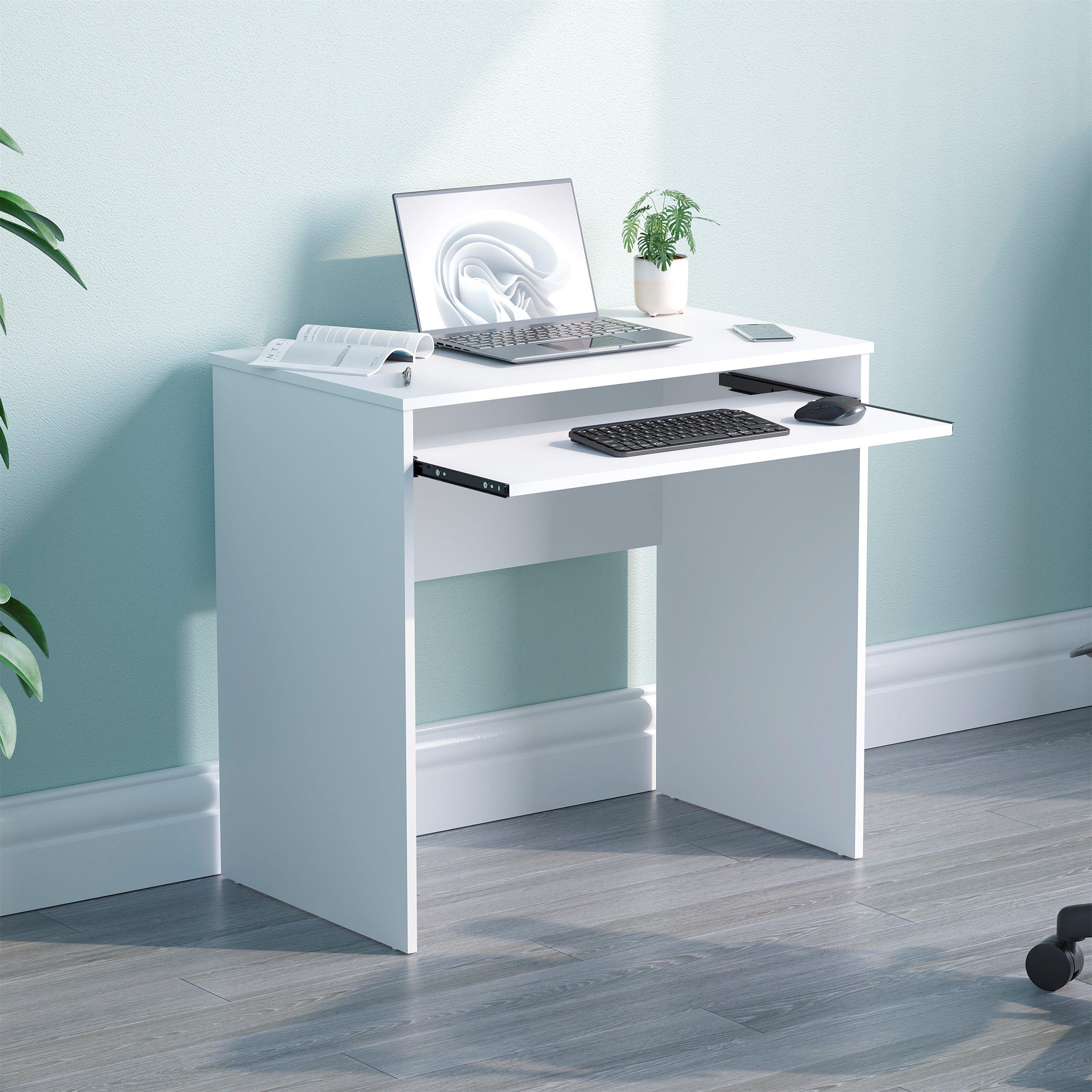 White - Lassic - Vida Designs Huby Computer Desk - 1