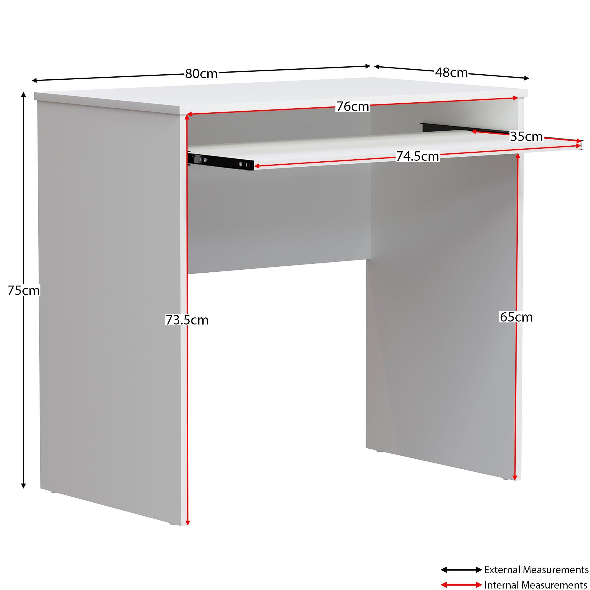 White - Lassic - Vida Designs Huby Computer Desk - 2