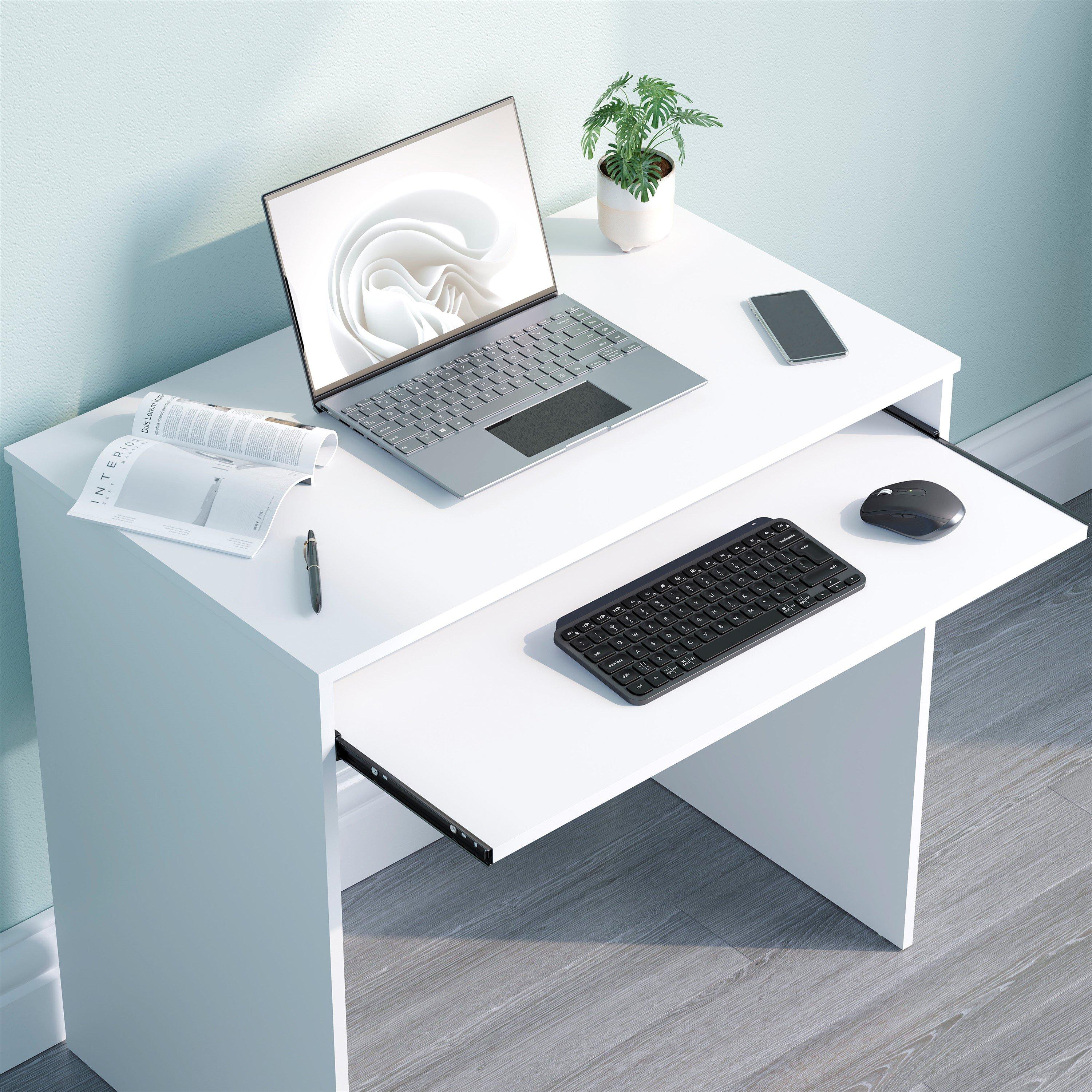 White - Lassic - Vida Designs Huby Computer Desk - 5