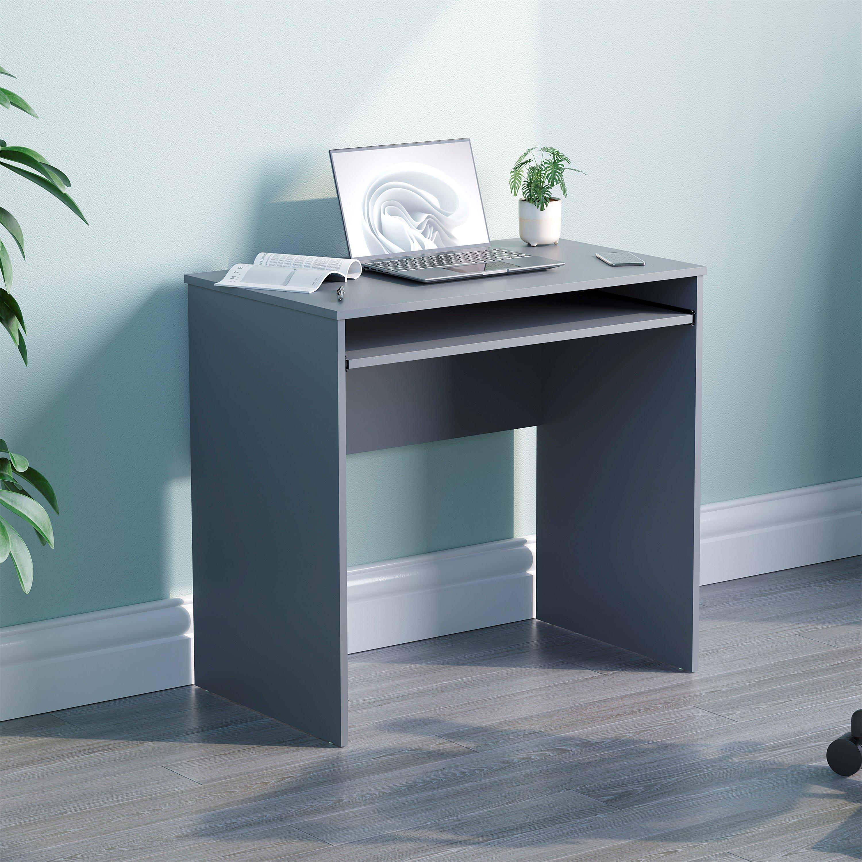 Grey - Lassic - Vida Designs Huby Computer Desk - 4