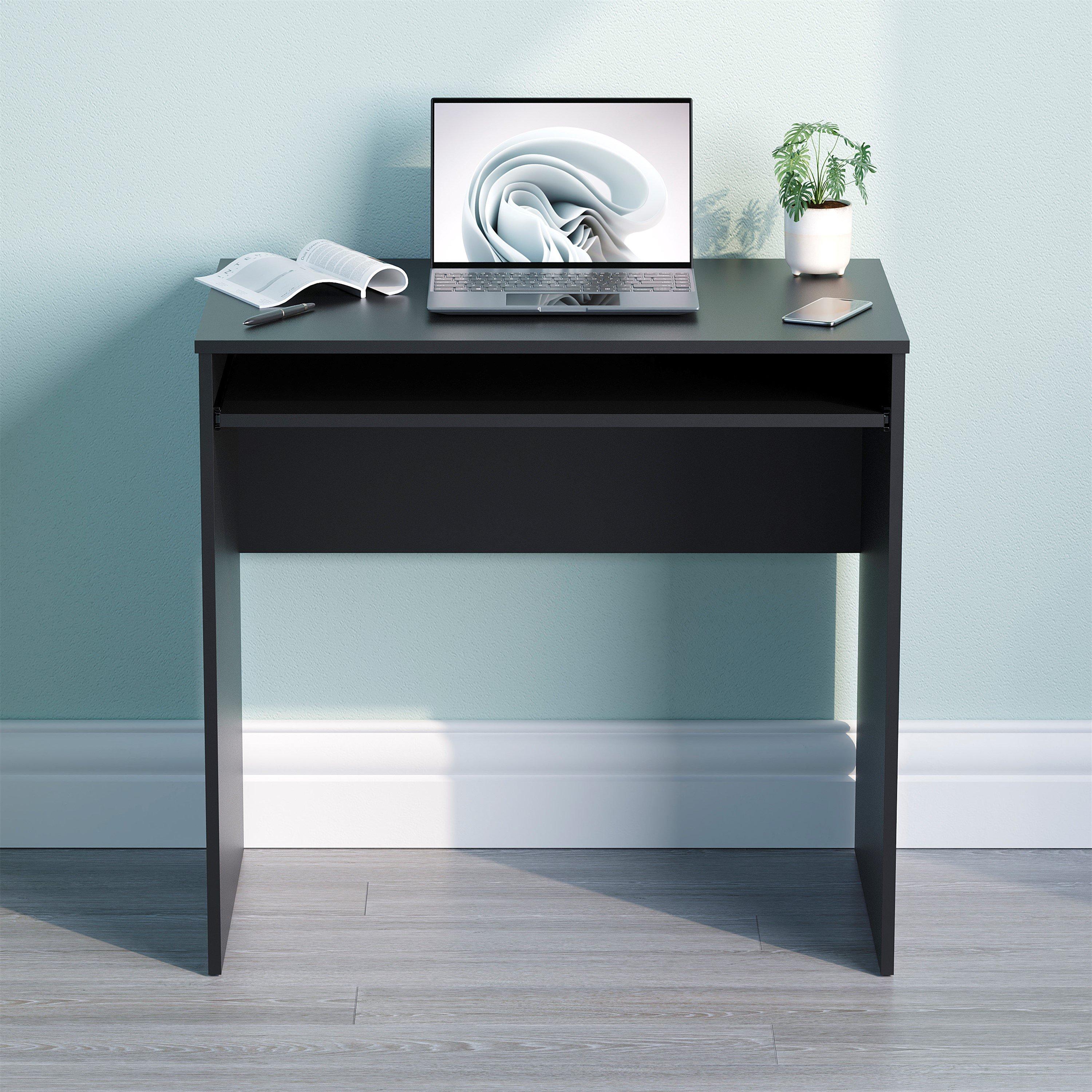 Black - Lassic - Vida Designs Huby Computer Desk - 3