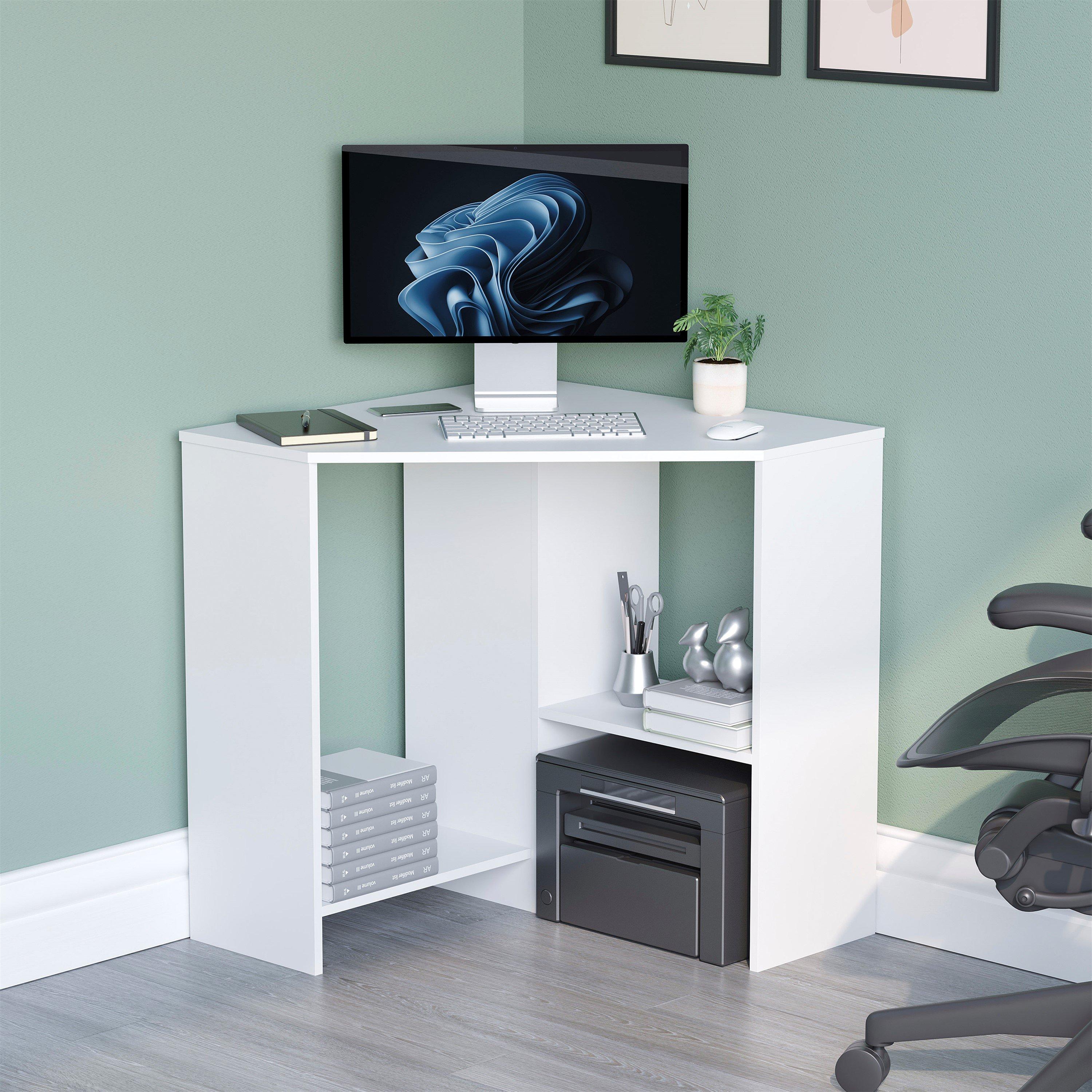 Lassic  Vida Designs Hetton Corner Computer Desk - White