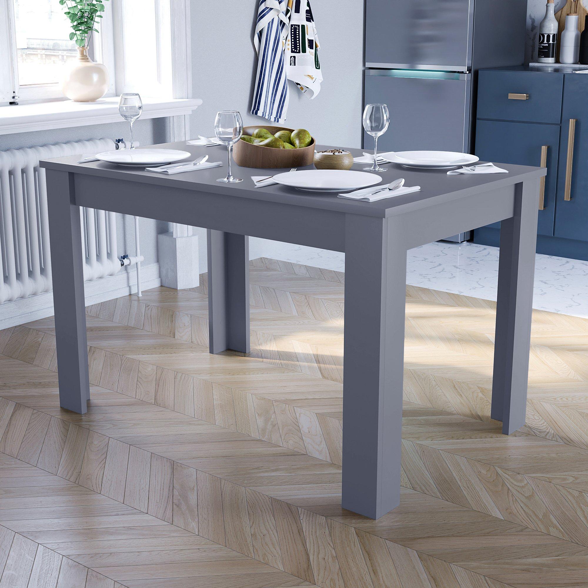Lassic  Vida Designs Medina 4 Seater Dining Table - Grey - 4 Seater