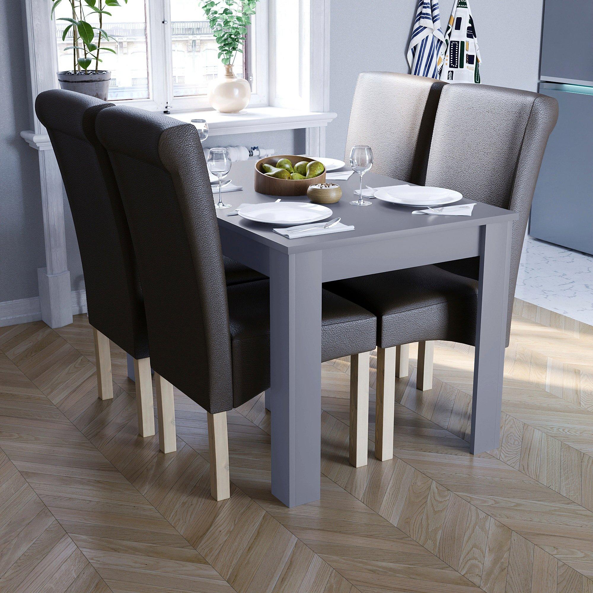 Grey - Lassic - Vida Designs Medina 4 Seater Dining Table - 7