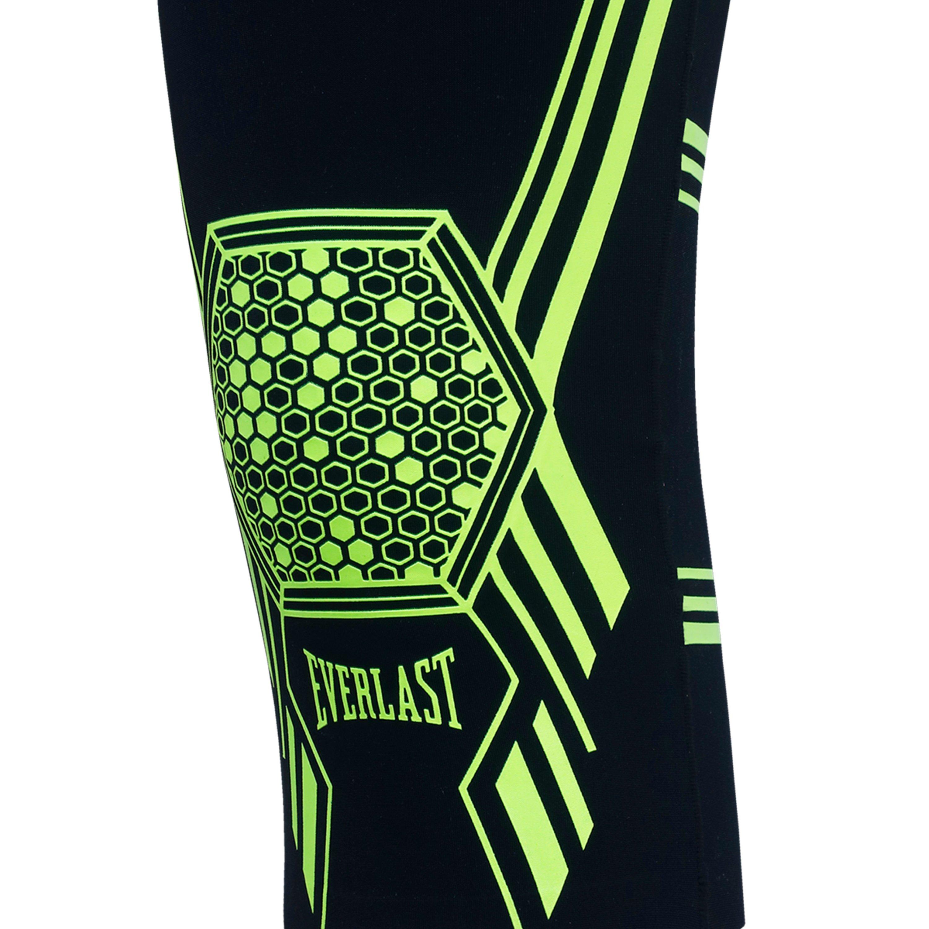 Schwarz/Gelb - Everlast - Knee Sleeve Sn - 4