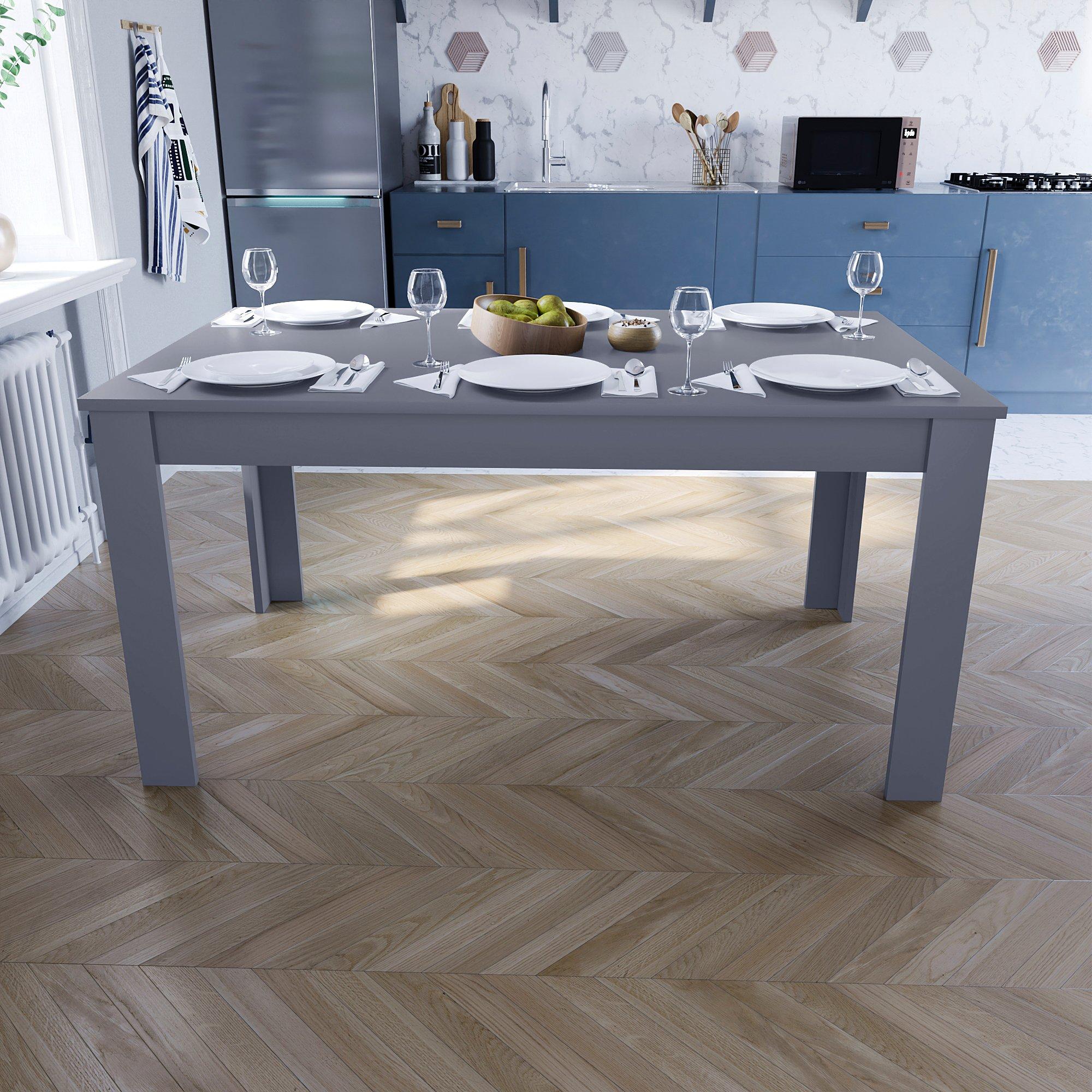 Grey - Lassic - Vida Designs Medina 6 Seater Dining Table - 3