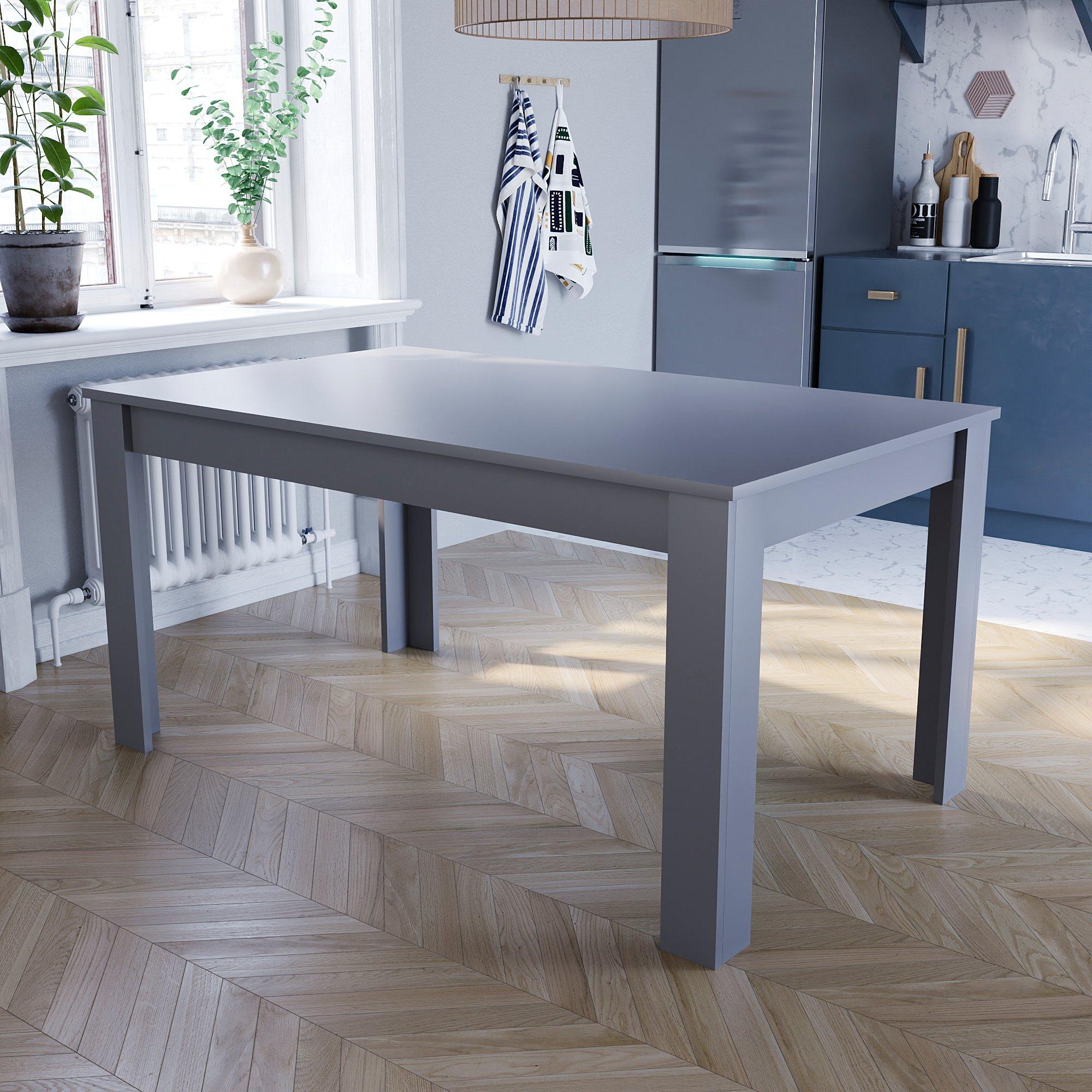 Grey - Lassic - Vida Designs Medina 6 Seater Dining Table - 6