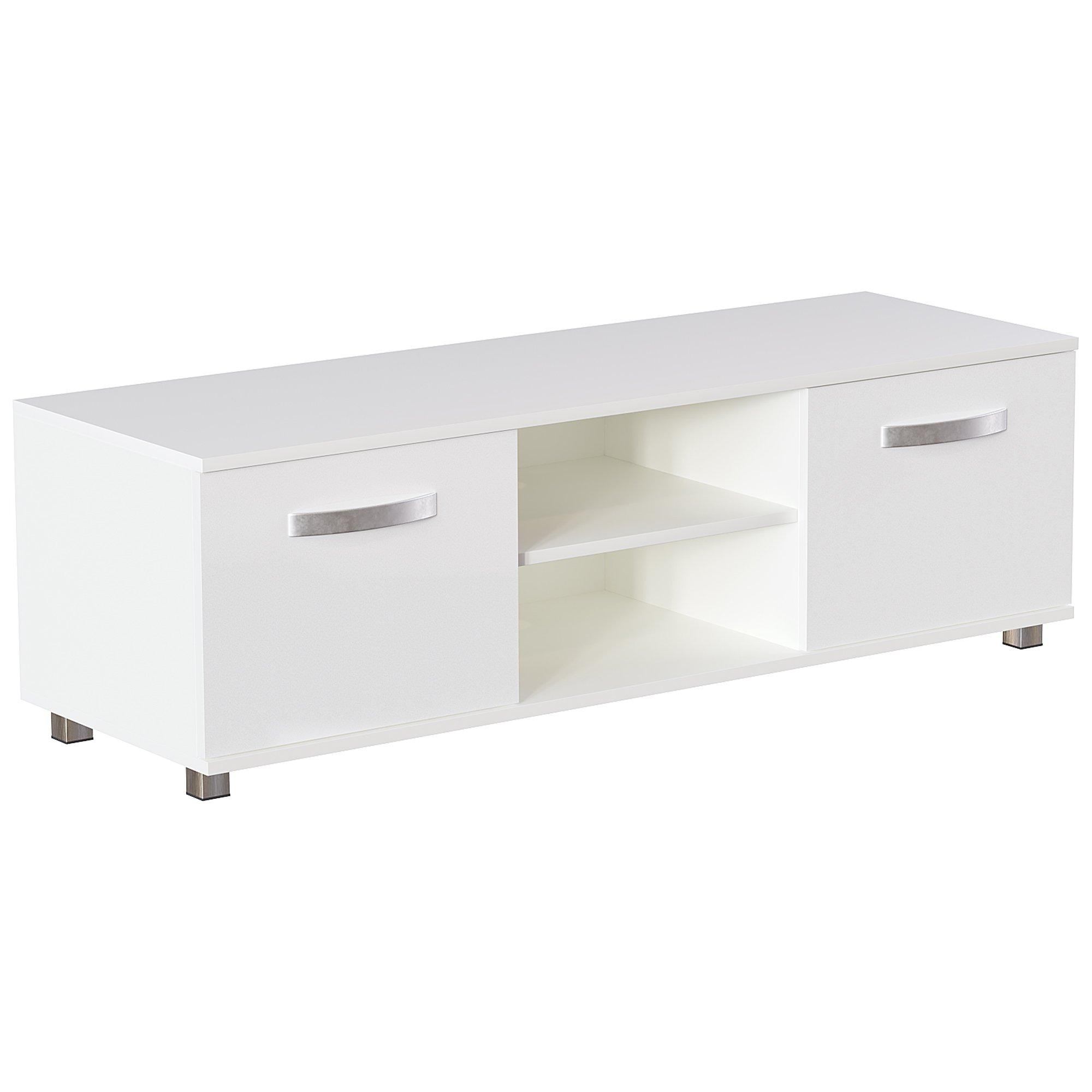 White - Lassic - Vida Designs Cosmo 2 Door TV Unit 120cm - 11
