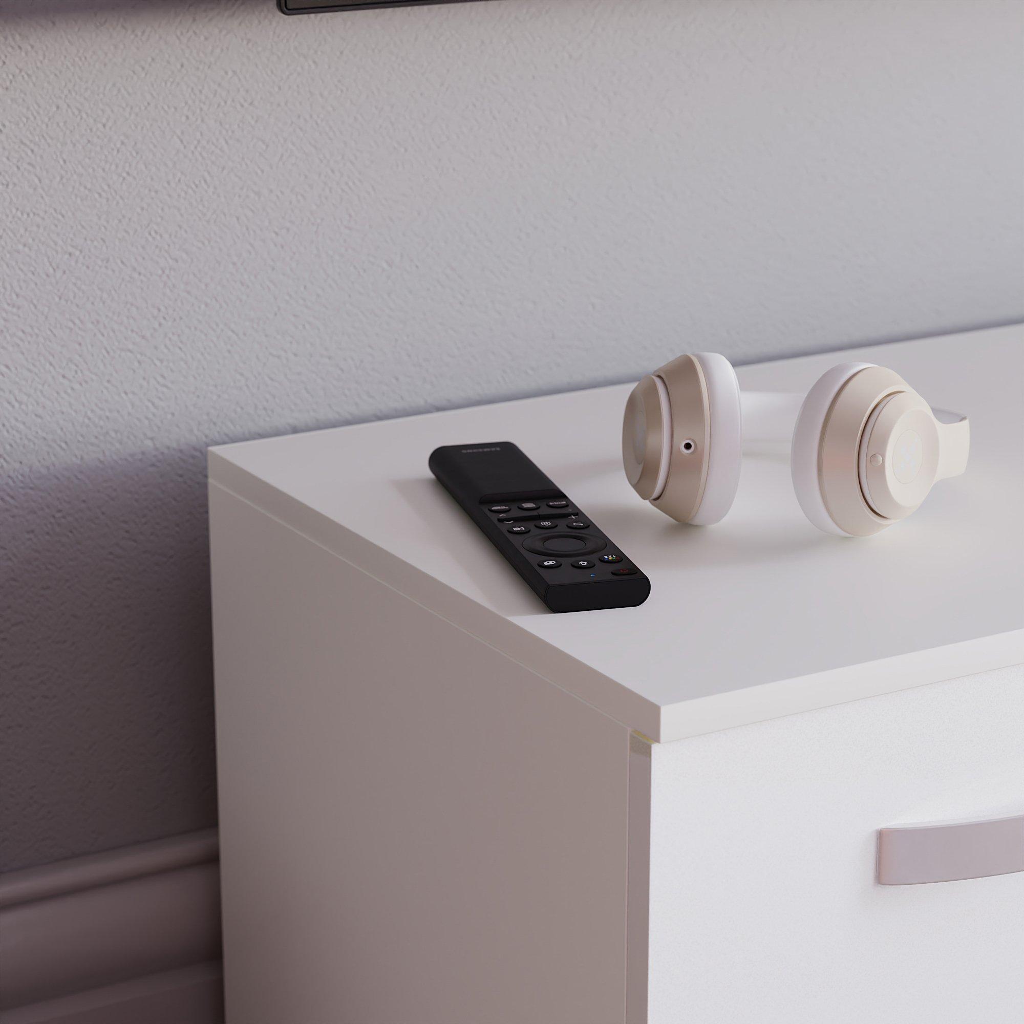 White - Lassic - Vida Designs Cosmo 2 Door TV Unit 120cm - 5