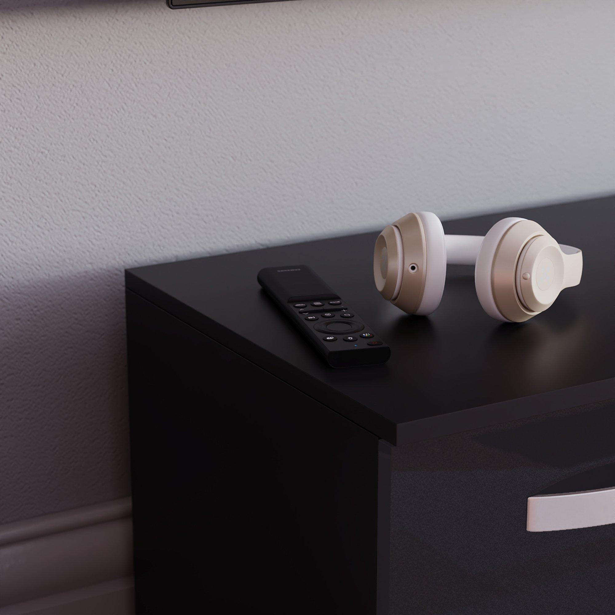 Black - Lassic - Vida Designs Cosmo 2 Door TV Unit 120cm - 5