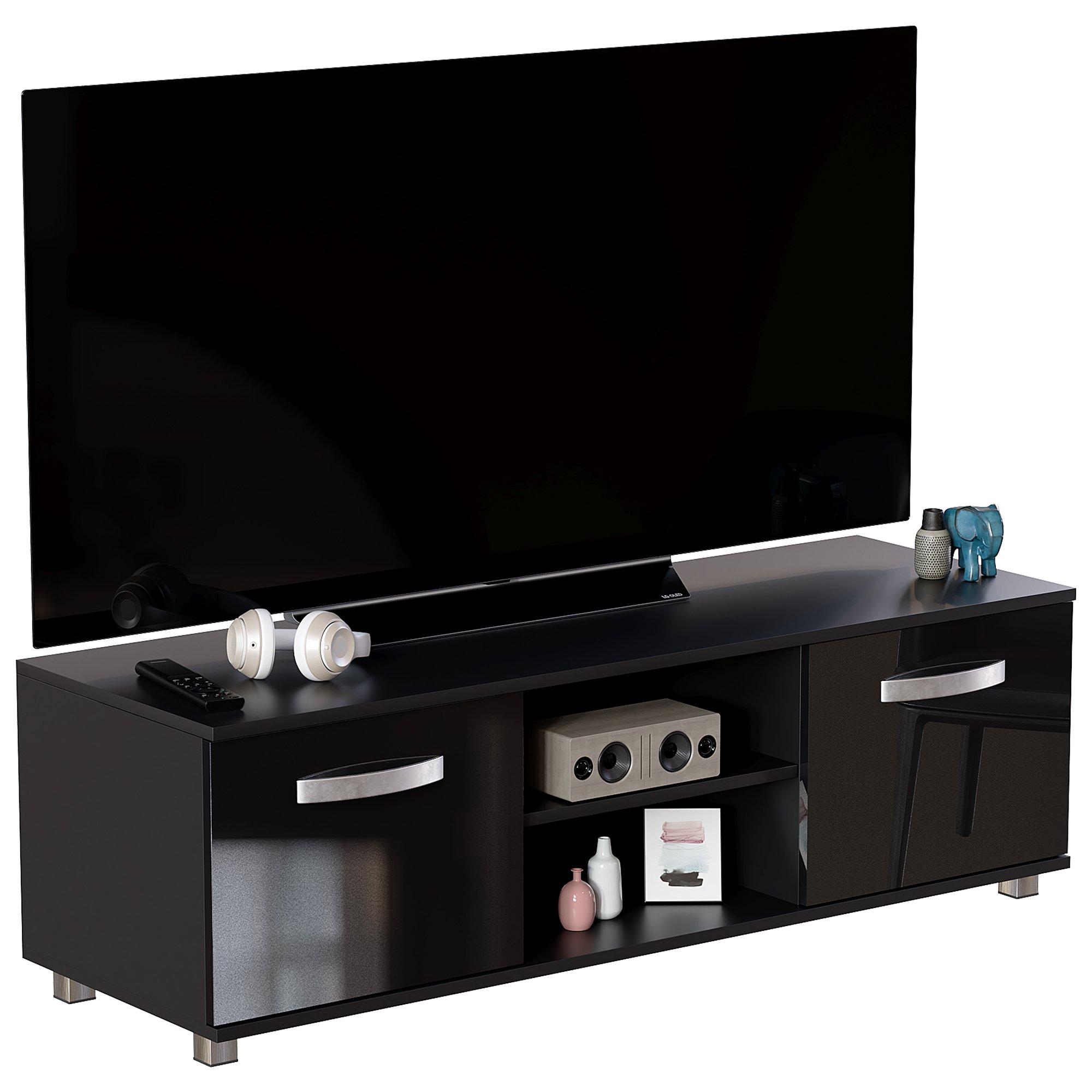 Black - Lassic - Vida Designs Cosmo 2 Door TV Unit 120cm - 9