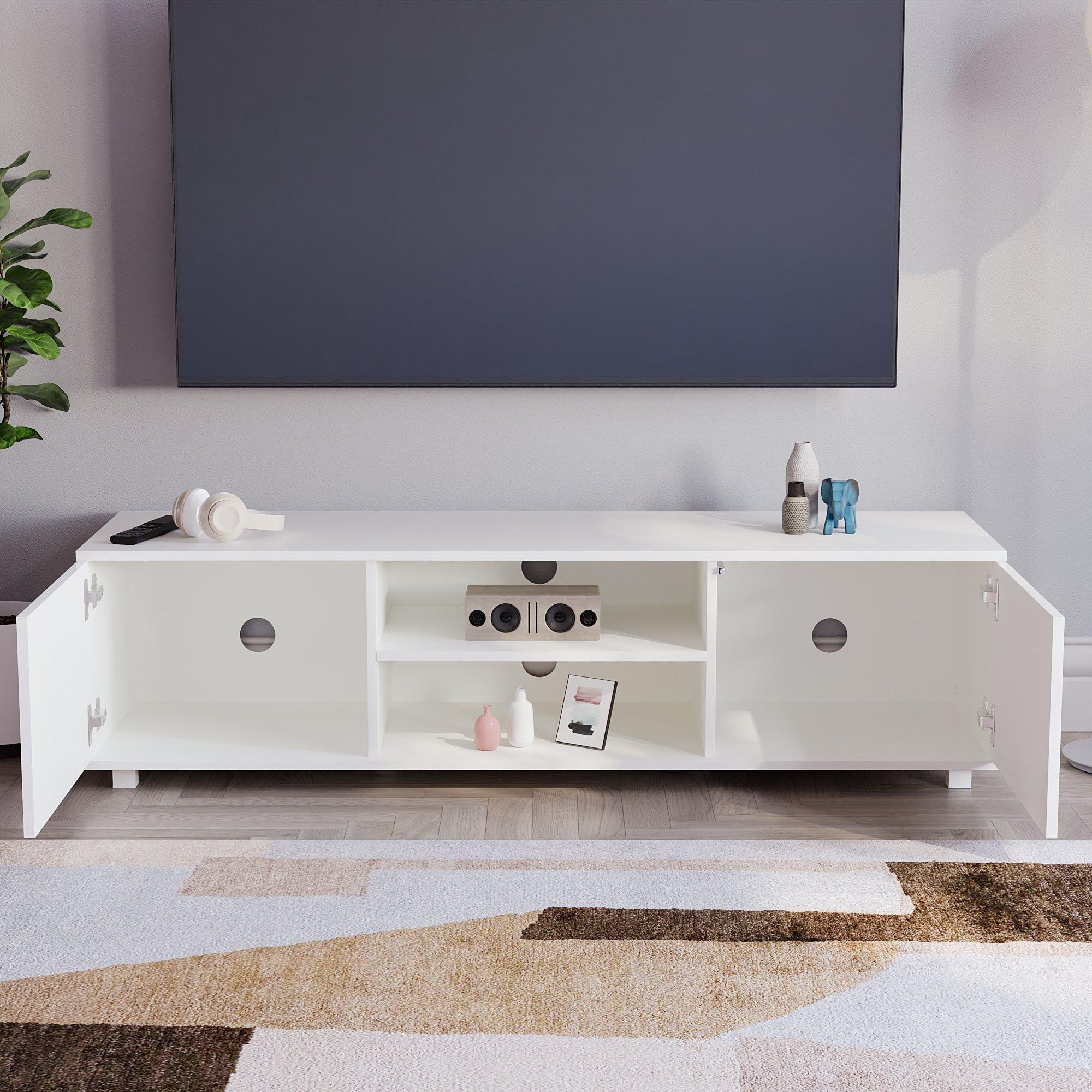 White - Lassic - Vida Designs Cosmo 2 Door TV Unit 140cm - 7