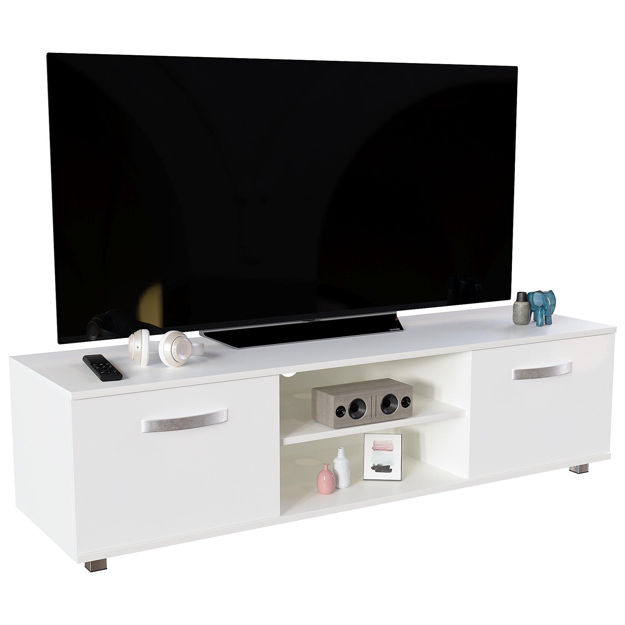 White - Lassic - Vida Designs Cosmo 2 Door TV Unit 140cm - 9