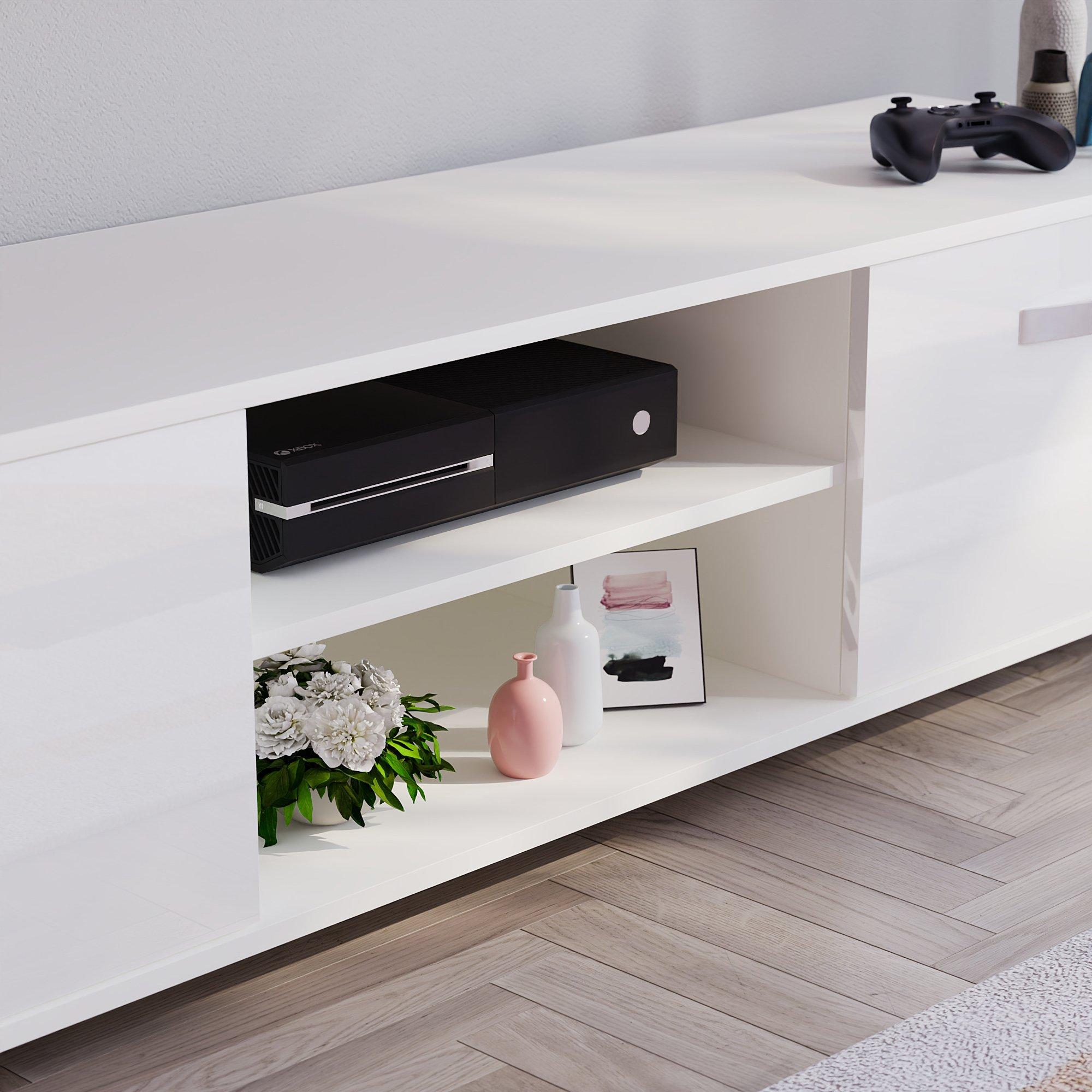 White - Lassic - Vida Designs Cosmo 2 Door TV Unit 160cm - 4