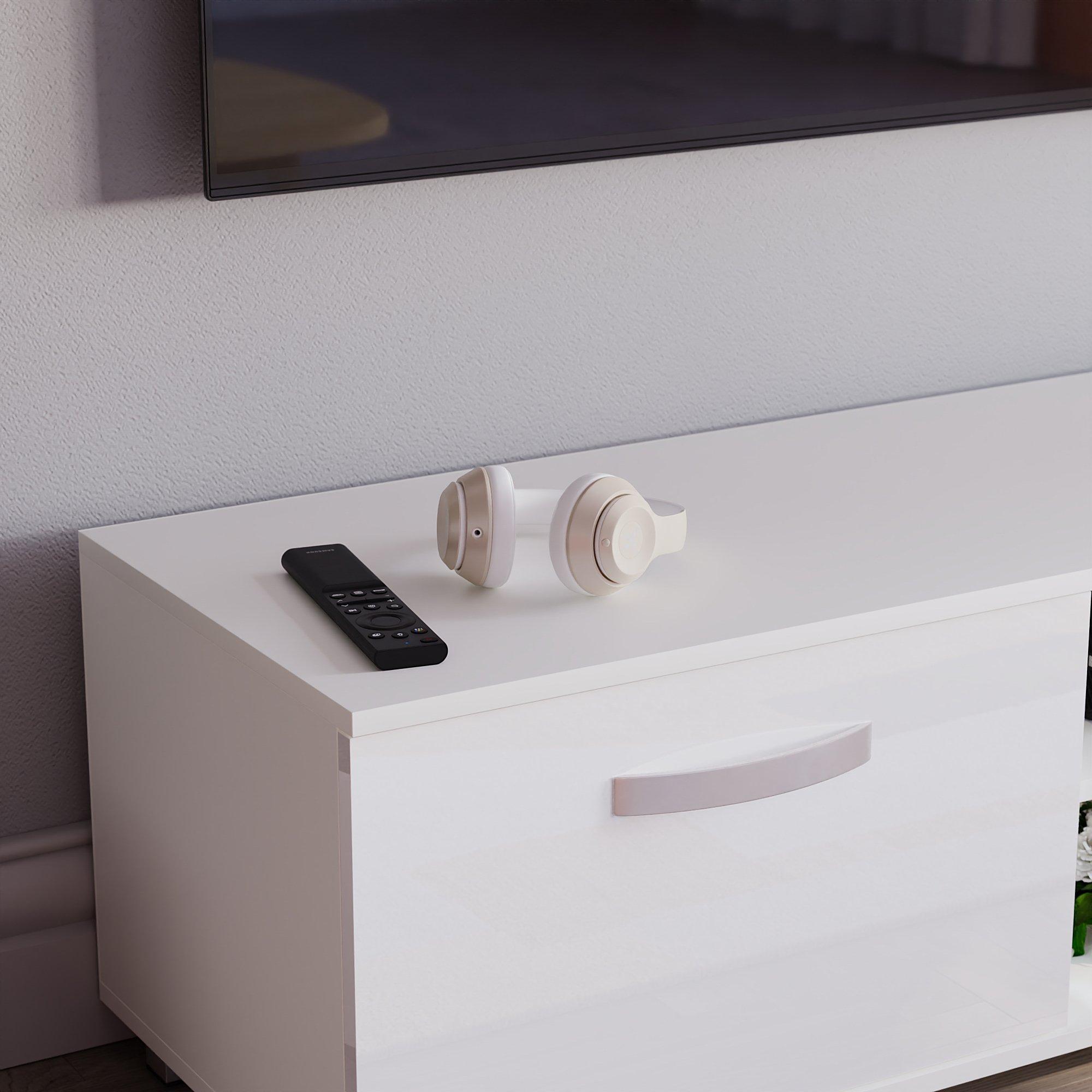 White - Lassic - Vida Designs Cosmo 2 Door TV Unit 160cm - 5