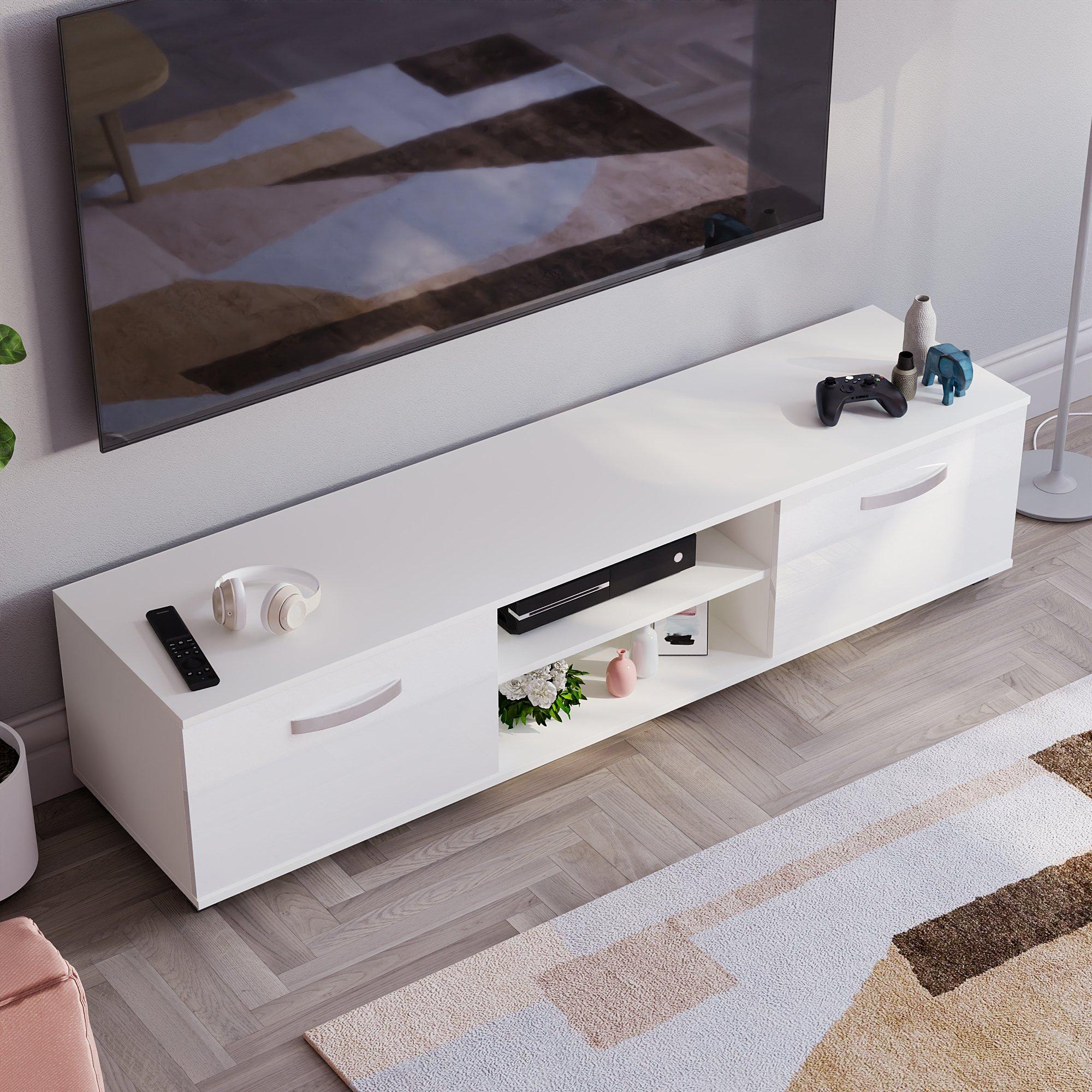 White - Lassic - Vida Designs Cosmo 2 Door TV Unit 160cm - 6