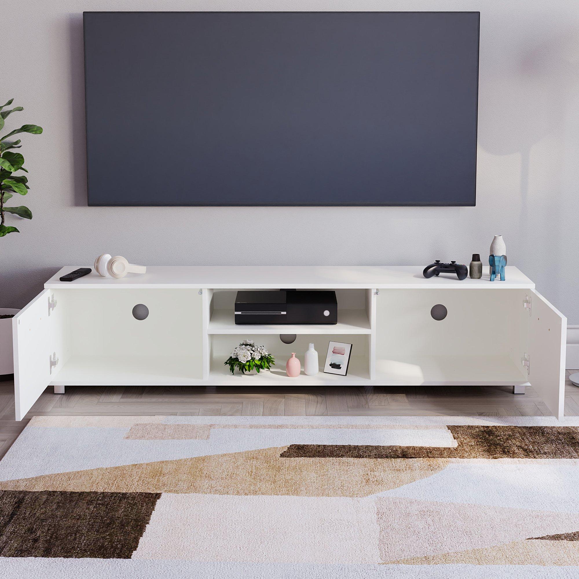 White - Lassic - Vida Designs Cosmo 2 Door TV Unit 160cm - 7