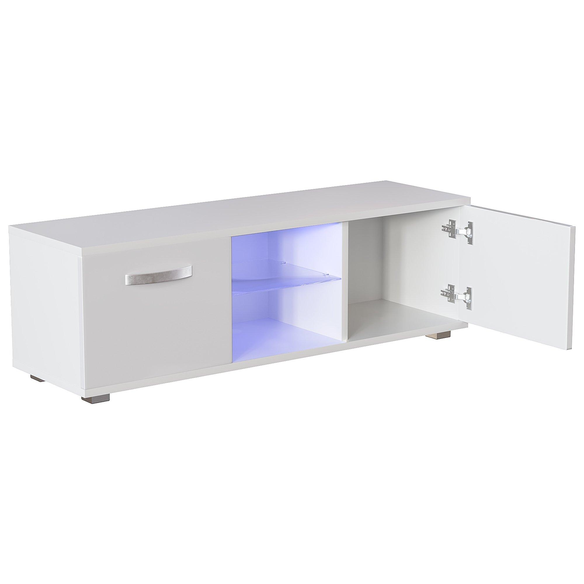 White - Lassic - Vida Designs Cosmo 2 Door LED TV Unit 120cm - 13