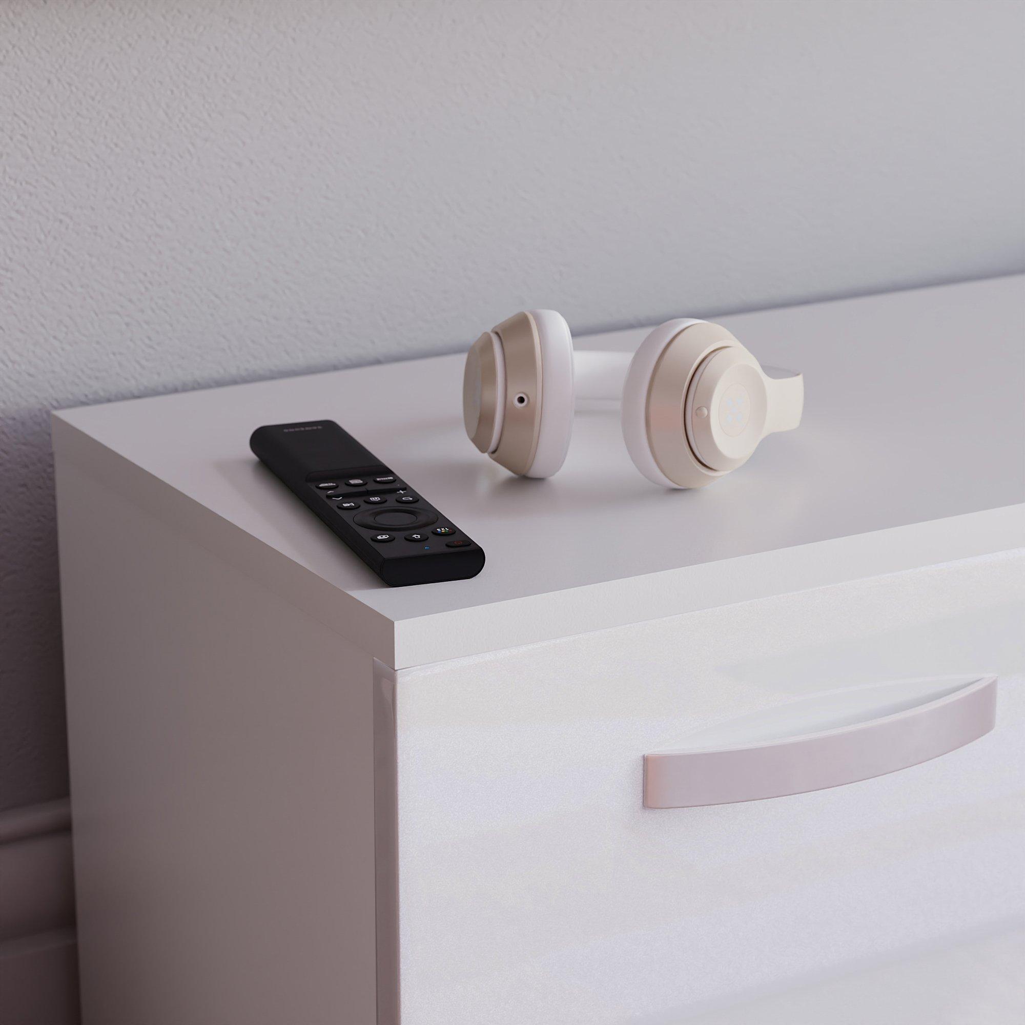 White - Lassic - Vida Designs Cosmo 2 Door LED TV Unit 120cm - 5