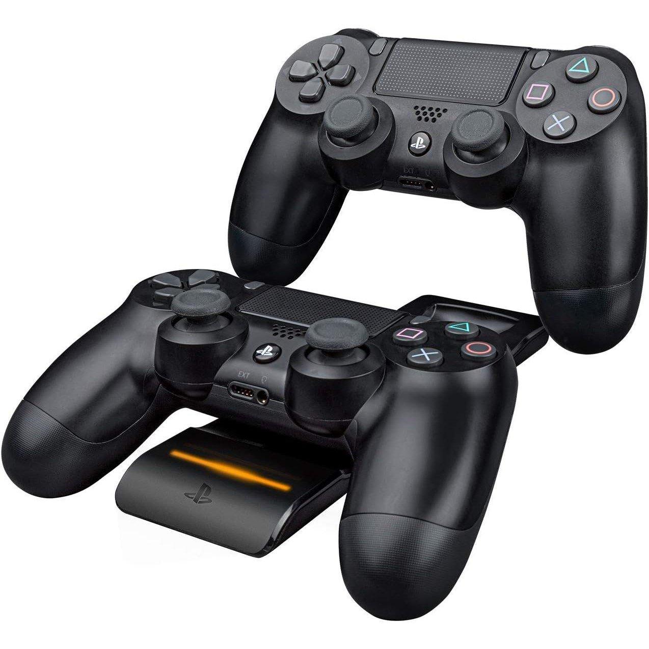 Black - PDP - Licensed PS4 Ultra Slim Dual Charger - 4