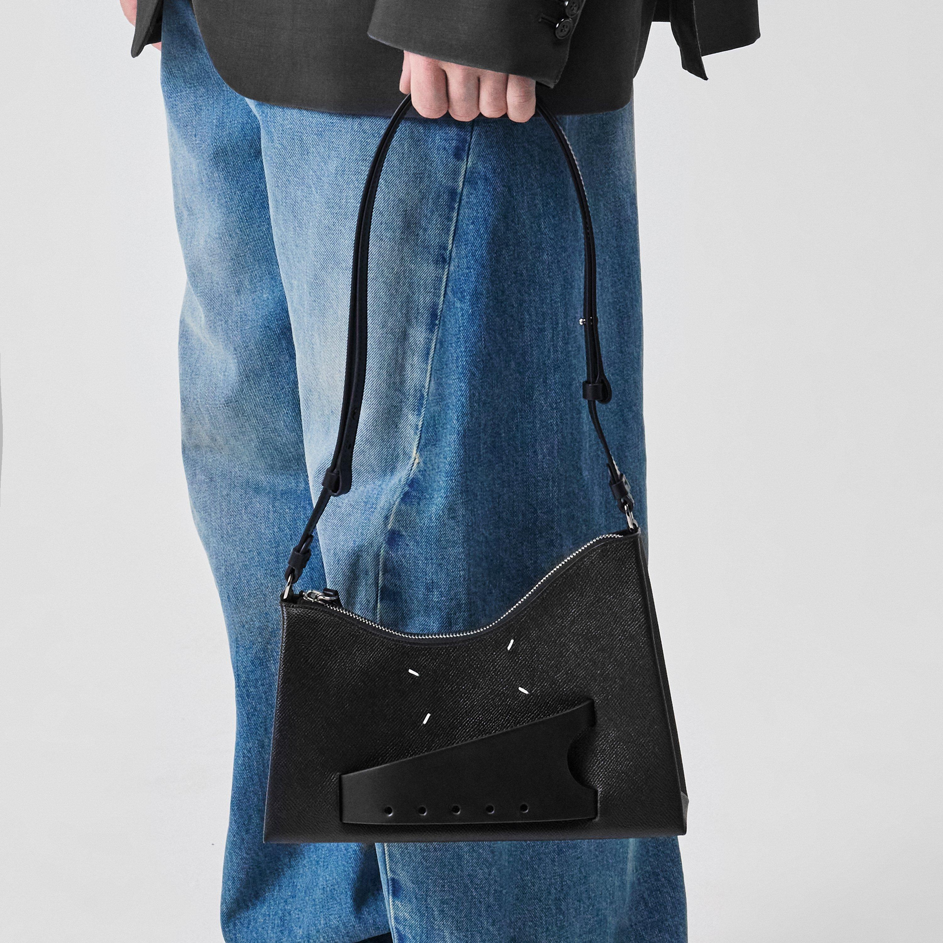 Black - Maison Margiela - Snatched Hobo Shoulder Bag - 2