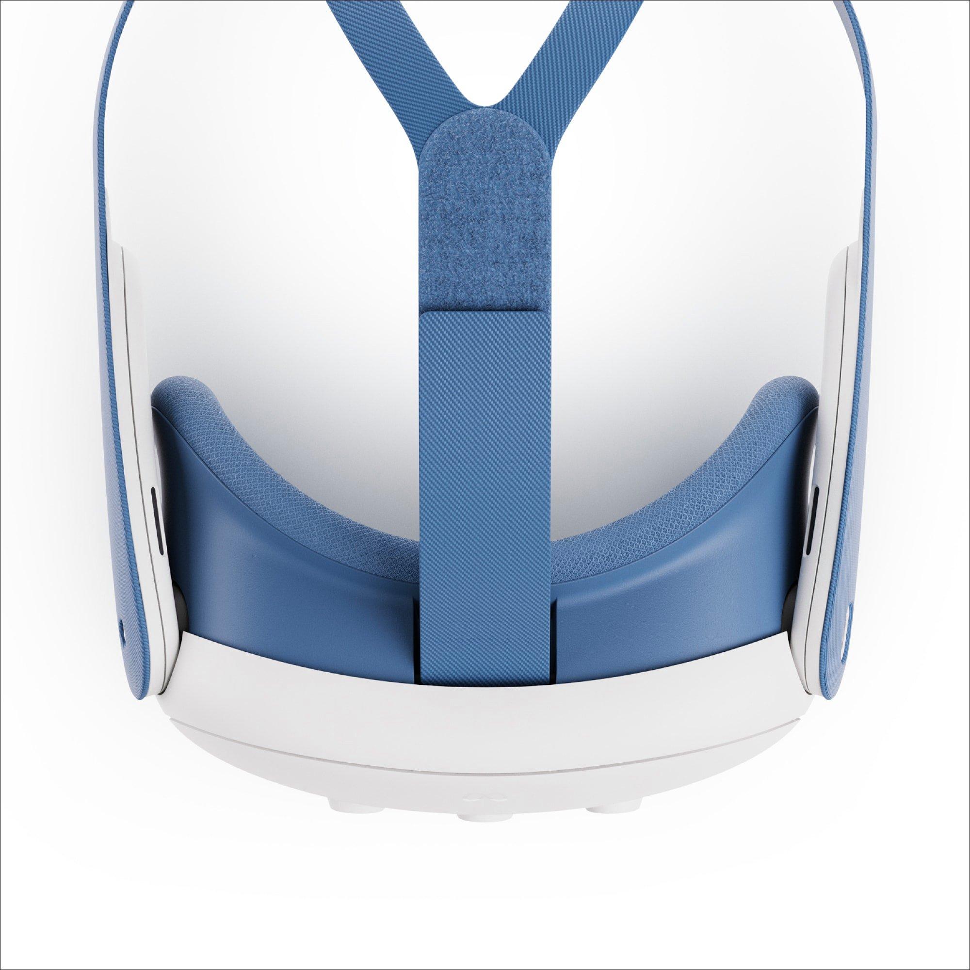 Blue - Meta - Quest 3 Facial Interface & Headstrap - Blue - 4