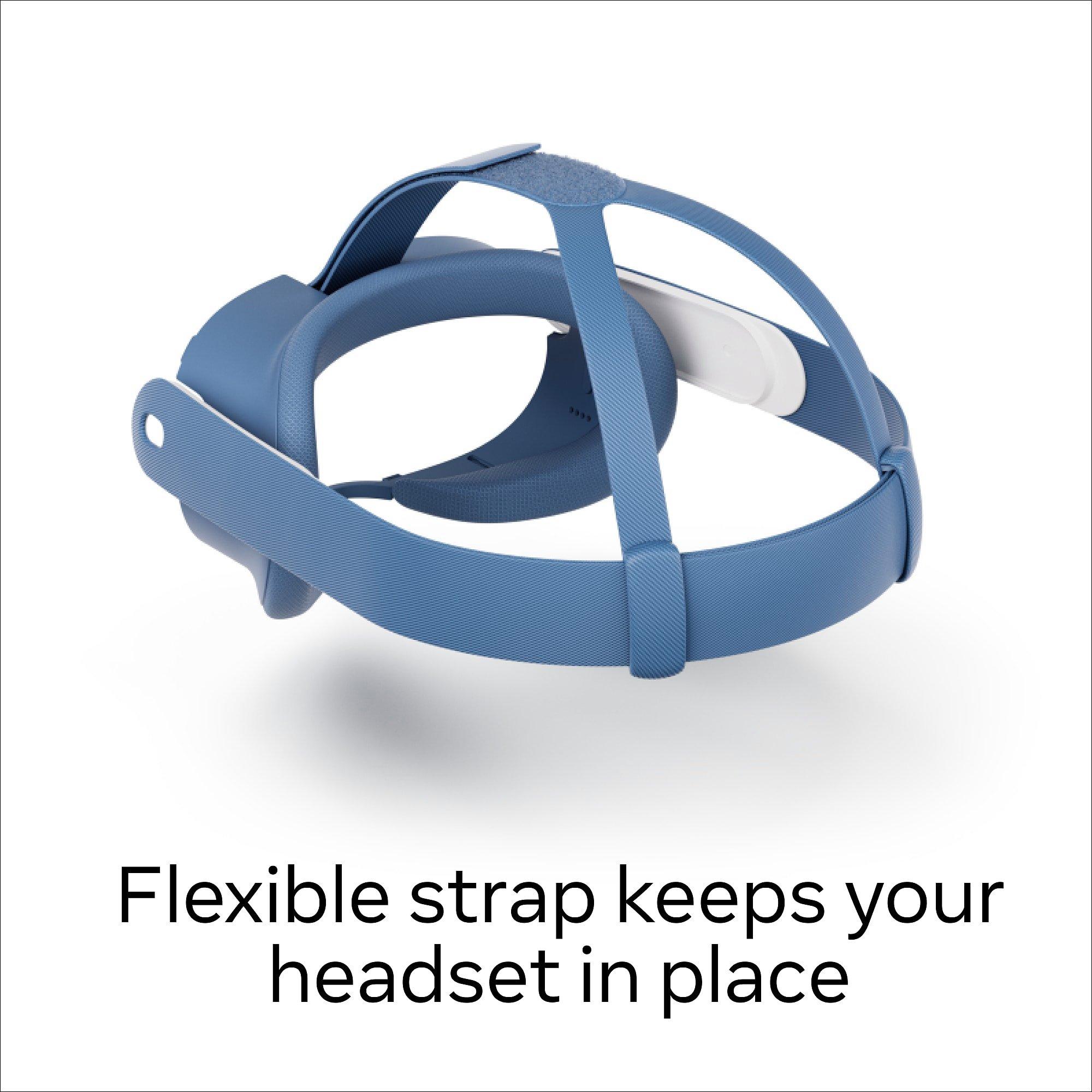 Blue - Meta - Quest 3 Facial Interface & Headstrap - Blue - 7