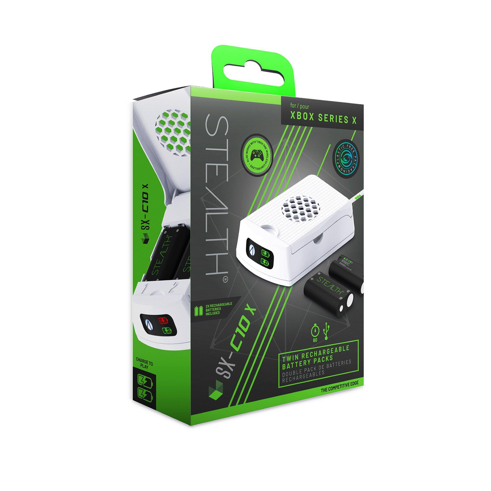 Weiß - Stealth - SX-C10X Twin Rechargeable Battery Packs for Xbox - 2